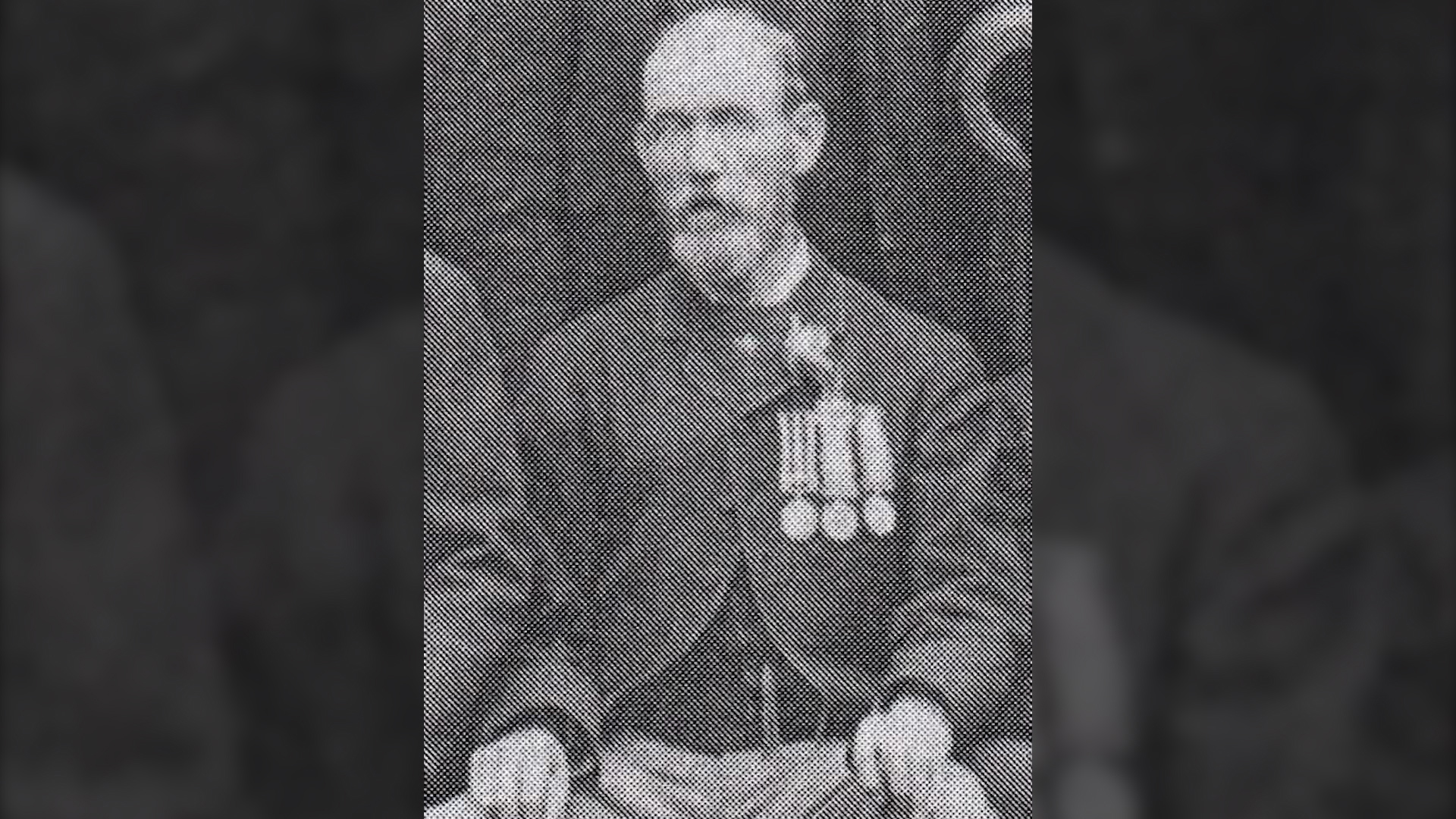 This image shows the cavalryman wearing his medal group - which sold for £22,000 some 160 years later (Picture: Noonans)