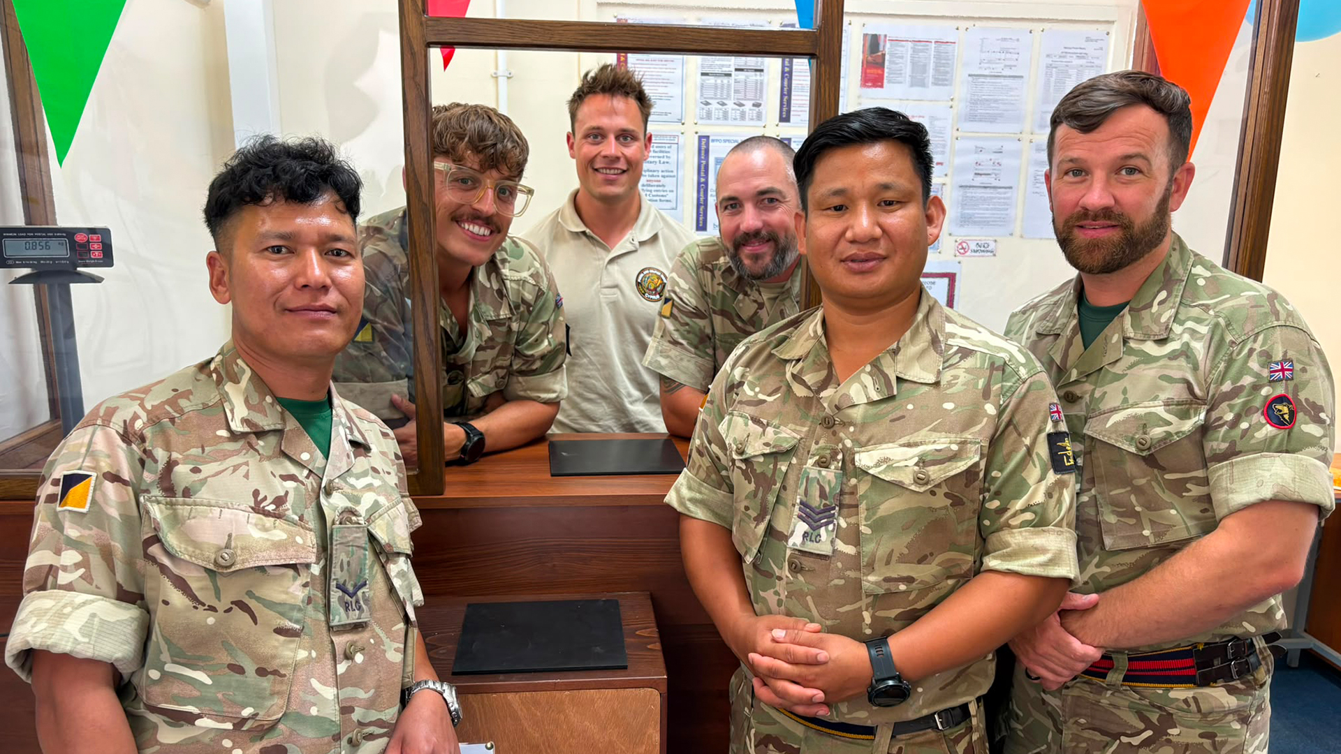 With no withdrawal fees and a fair exchange rate, personnel are sure to make good use of the financial services being offered by BFPO 567 (Picture: BFBS)