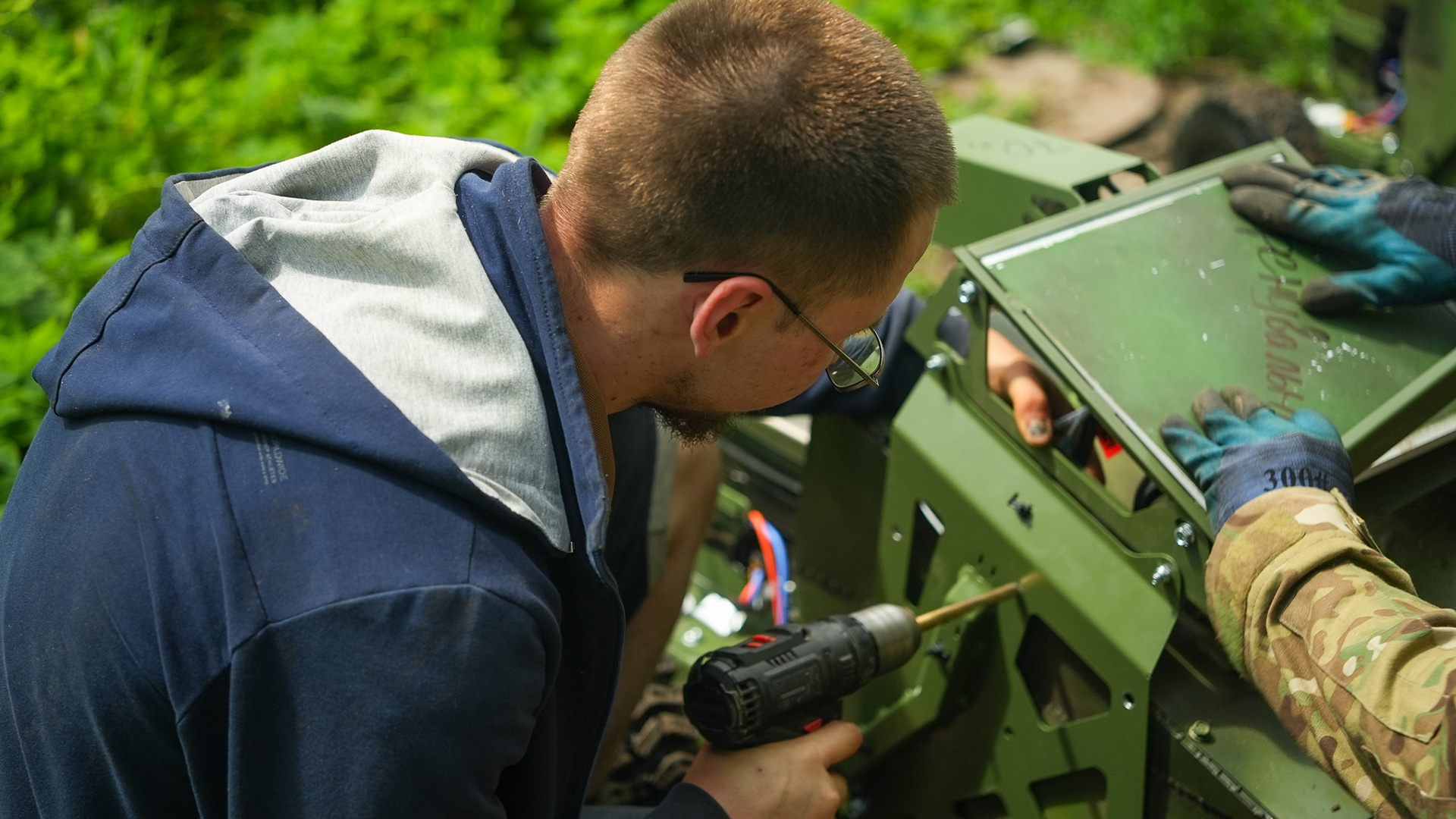 The Spextr robots are highly adaptable, thanks to their modular nature and domestic production line (Picture: BFBS)