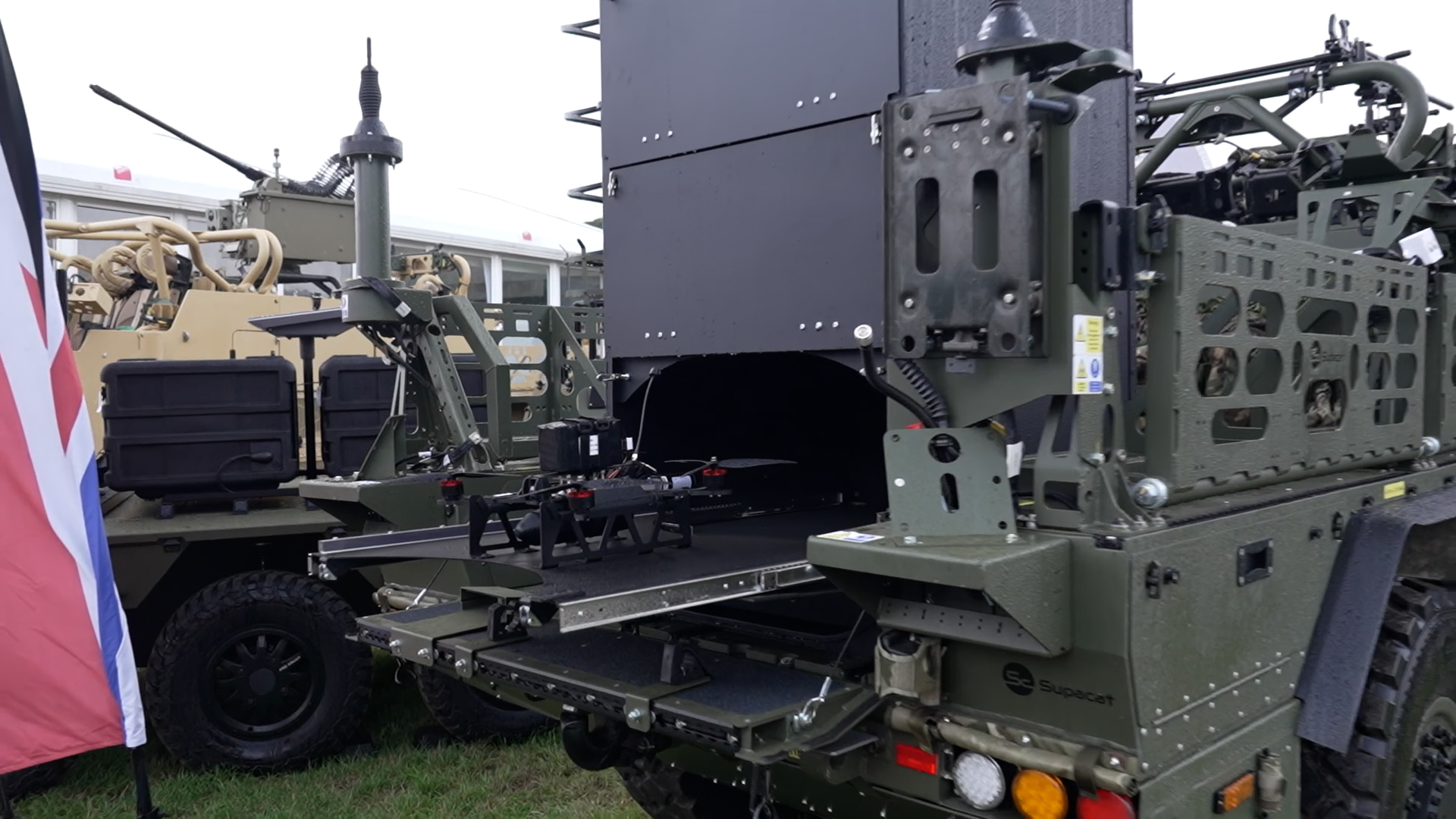 Supacat's Jackal 3 Extenda is the ideal platform to carry the multiple launchers (Picture: BFBS)