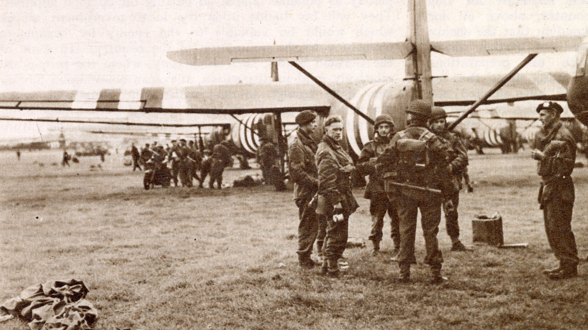 Men of the First Allied Airborne Army ready to take off during Operation Market Garden in 1944 (Picture: Chronicle)