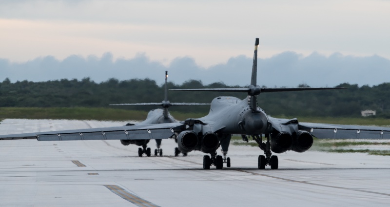 US B-1B bomber Guam