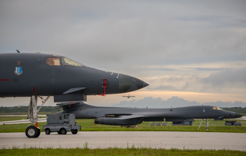 US B-1B bomber Guam
