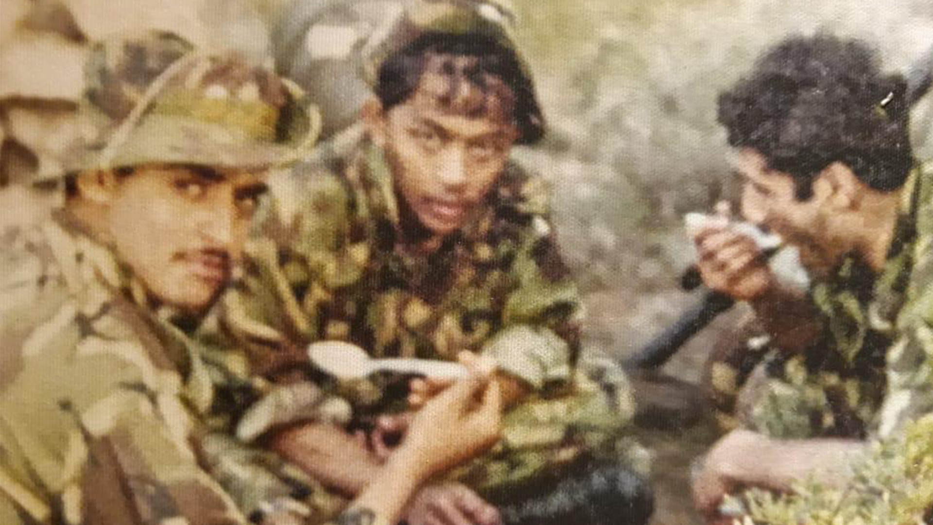 Mohamed bin Zayed Al Nahyan (left) and King Abdullah (centre) were in the same platoon at RMA Sandhurst