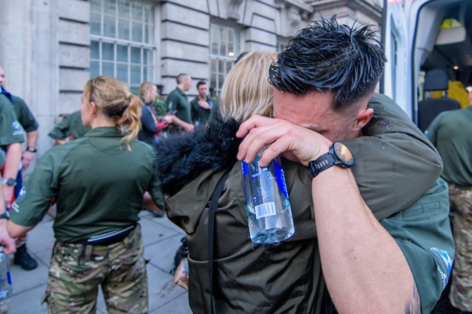 Royal Marines Speed March World Record (CREDIT: Anthony Upton)