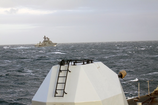 HMS Somerset Shadows Vice Admiral Kulakov