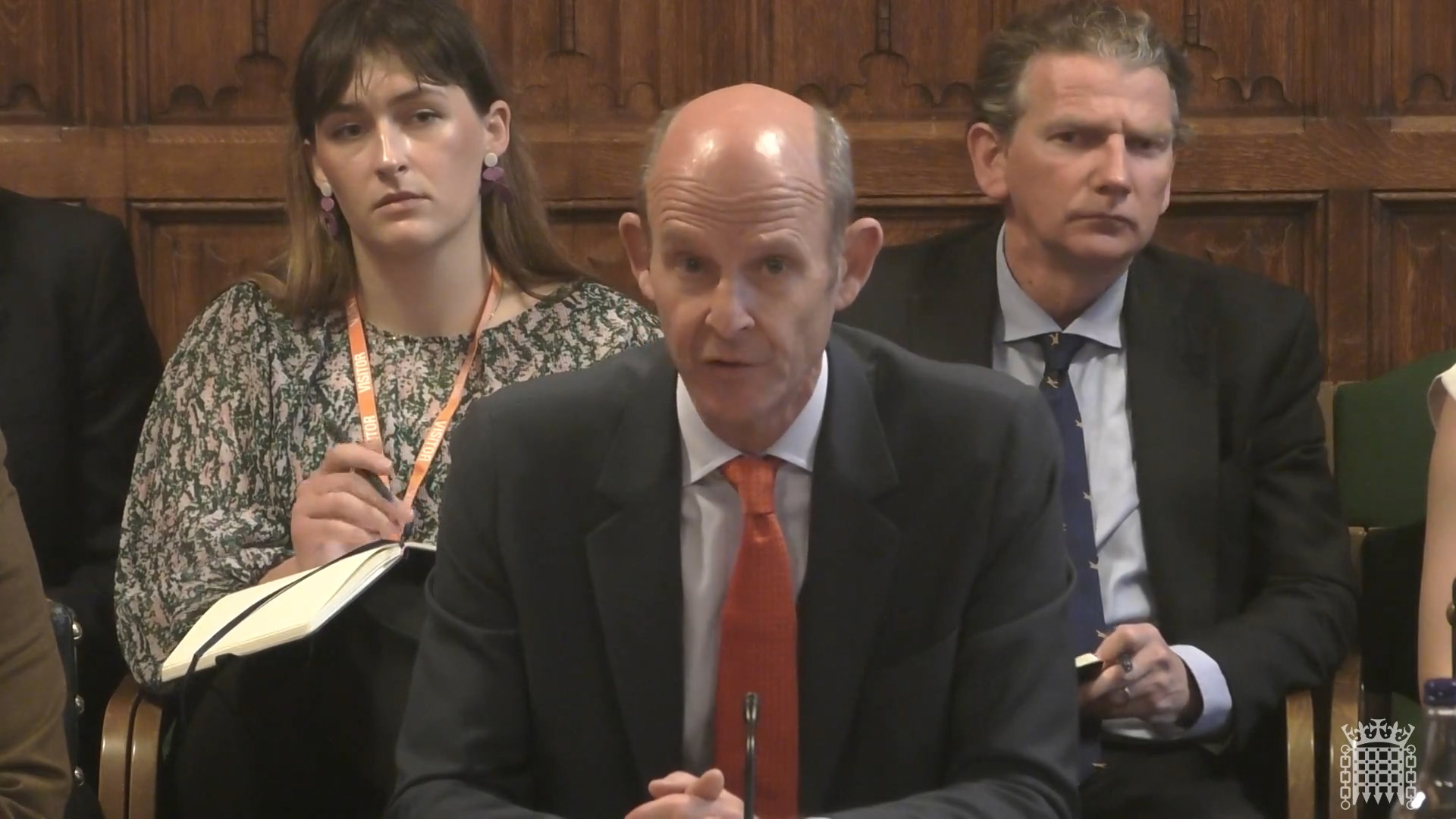 Mr Pearce was pressed by the committee on how prepared the UK is to fight a war 