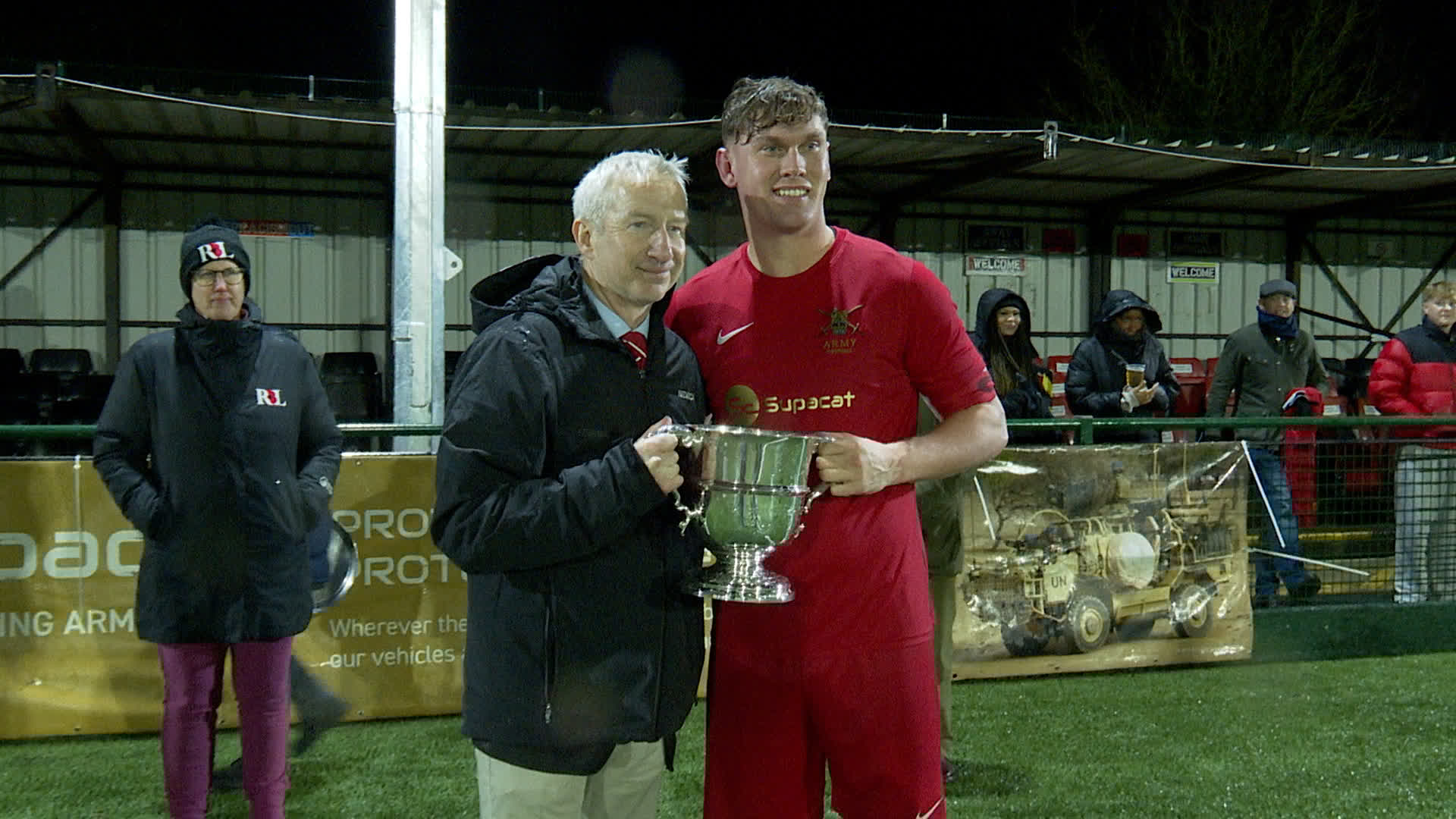 18022026 Army captain Alfie Rogers with U23 Inter Services trophy credit BFBS_0.jpg 