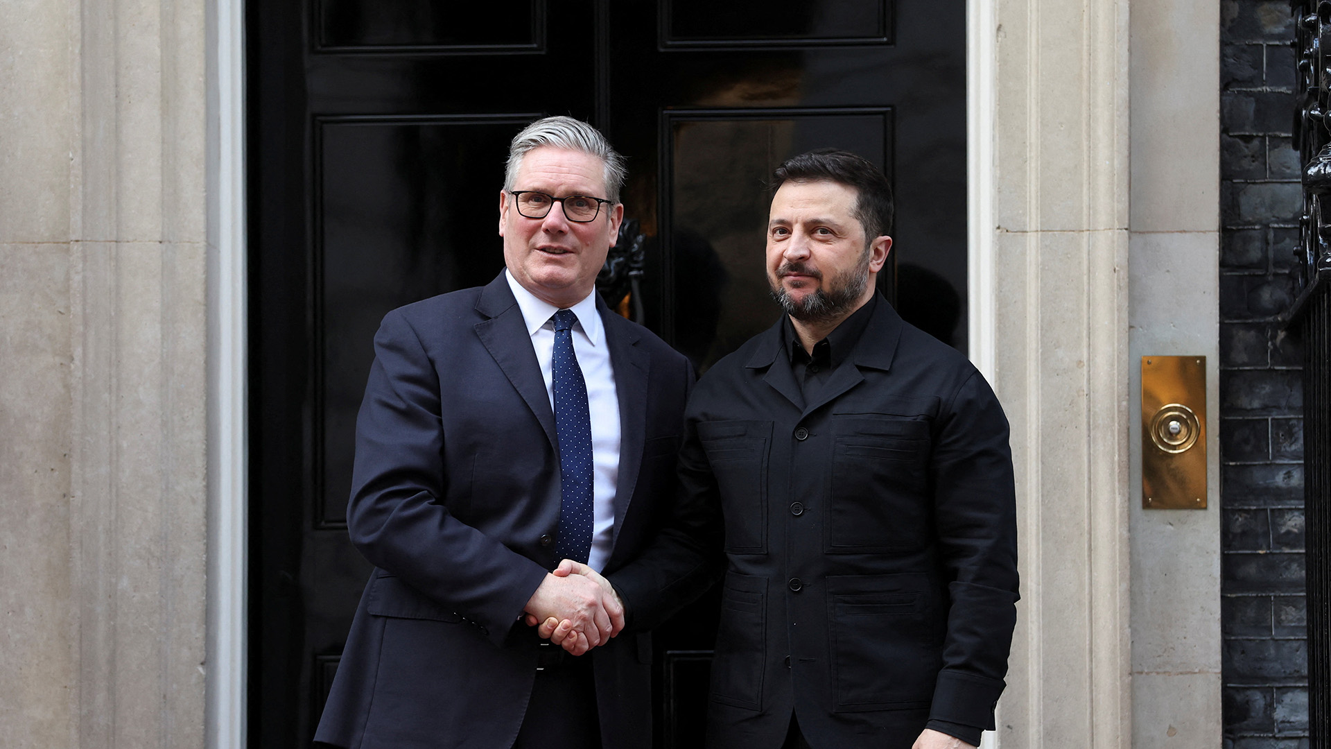 Prime Minister Sir Keir Starmer welcomed Ukrainian president Zelensky to 10 Downing Street 