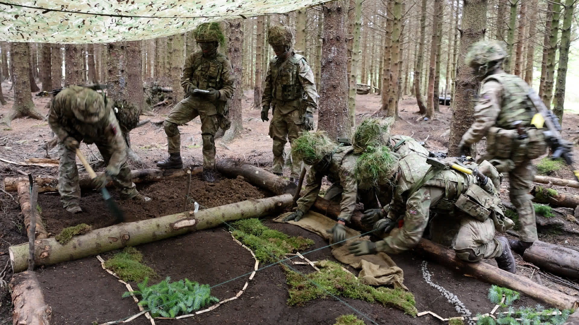 The Gurkhas are widely recognized in military circles as having a near-legendary reputation for creating the best and most detailed model pits (Picture: BFBS)