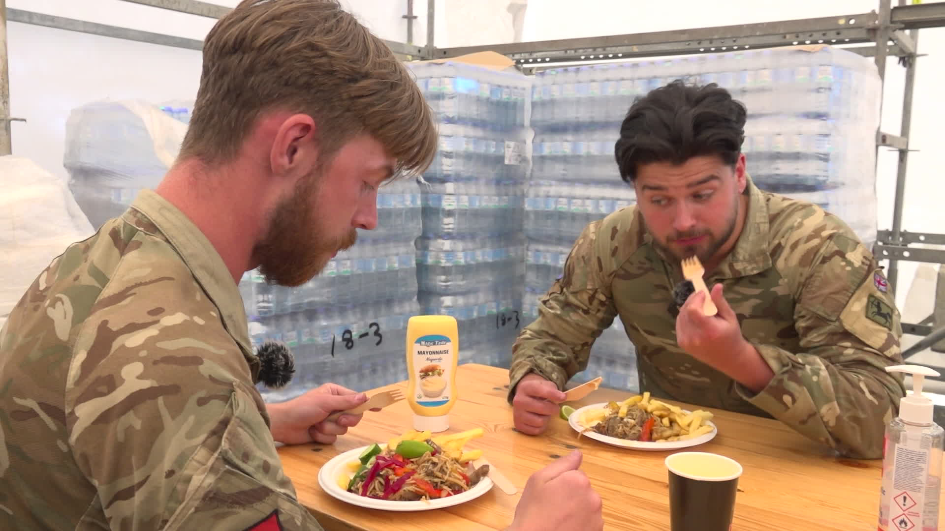 They say an army marches on its stomach - and that's true for these gunners too as good food provides not just fuel for the body, but a boost to morale as well (Picture: BFBS)