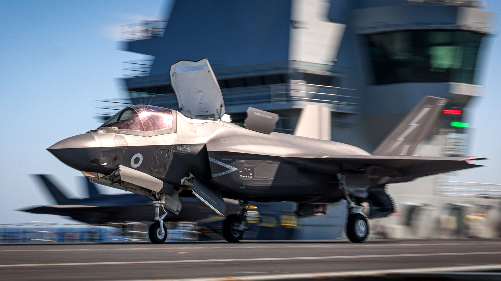 The F-35Bs on HMS Prince of Wales represent the bulk of UK airpower on the exercise
