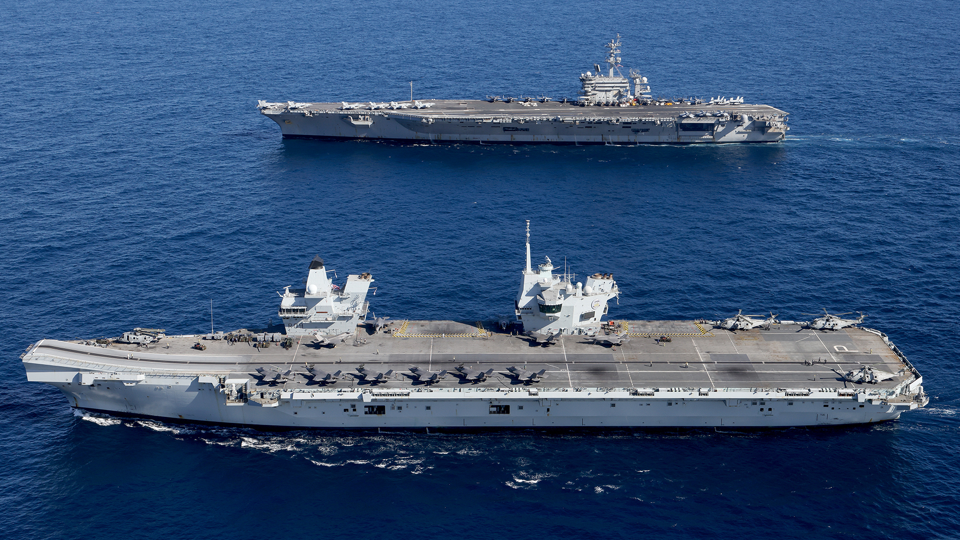 HMS Prince of Wales (below) is leading the Royal Navy's involvement in the largest military exercise ever staged in Australia