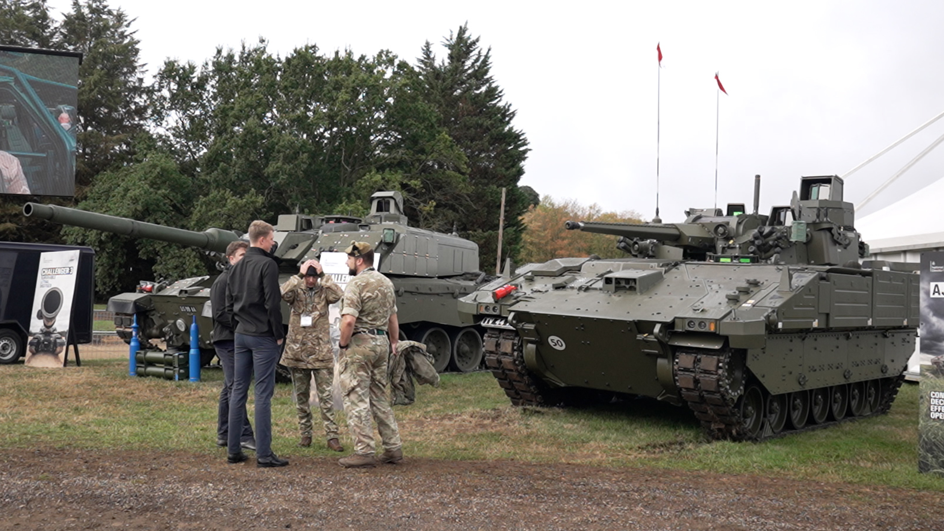 Challenger 3 and Ajax should put the Army in a supremely strong position should they be called upon to fight in any future war (Picture: BFBS)