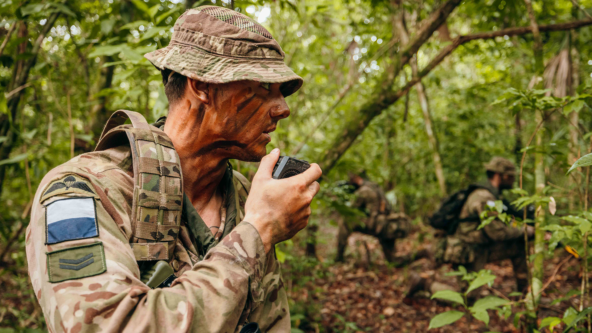 The harsh conditions of Belize provide the soldiers with the ideal conditions in which to test the new kit
