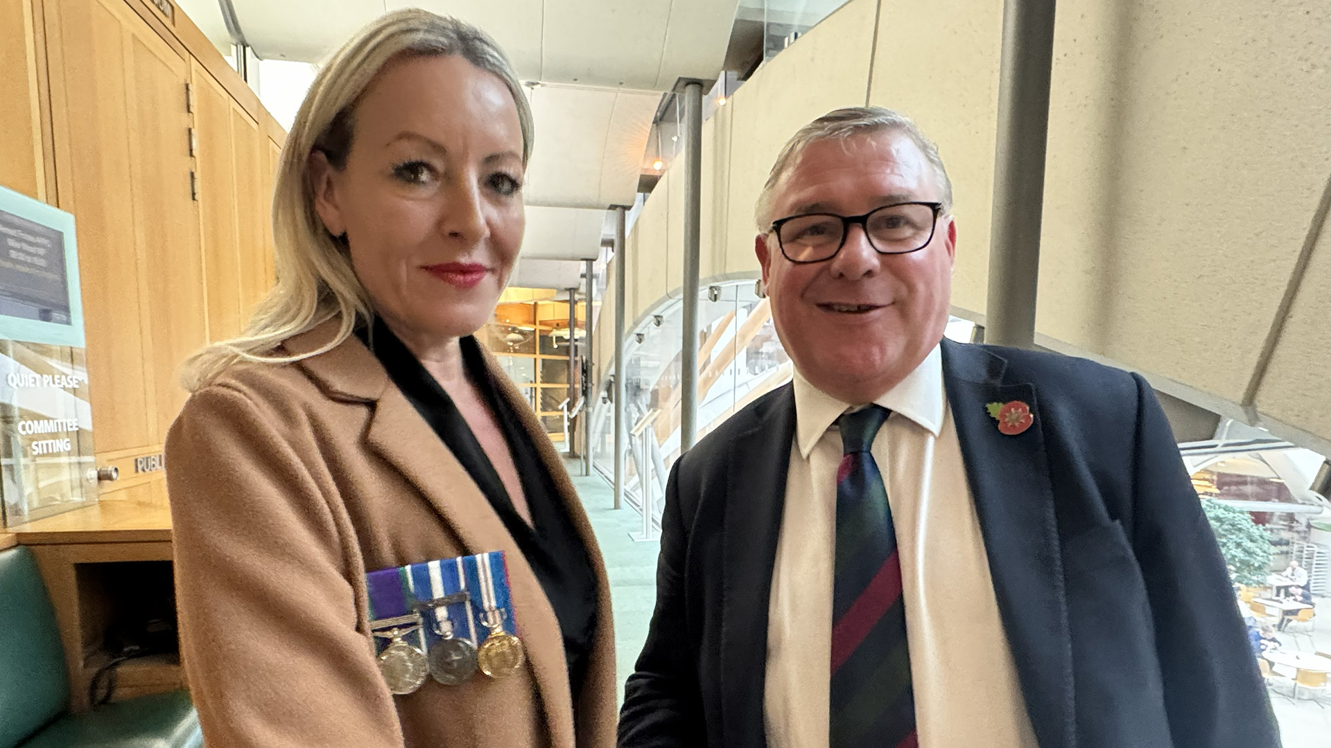 Claire Lilly working with Mark Francois, a former infantryman, launched the Forcer Protocol