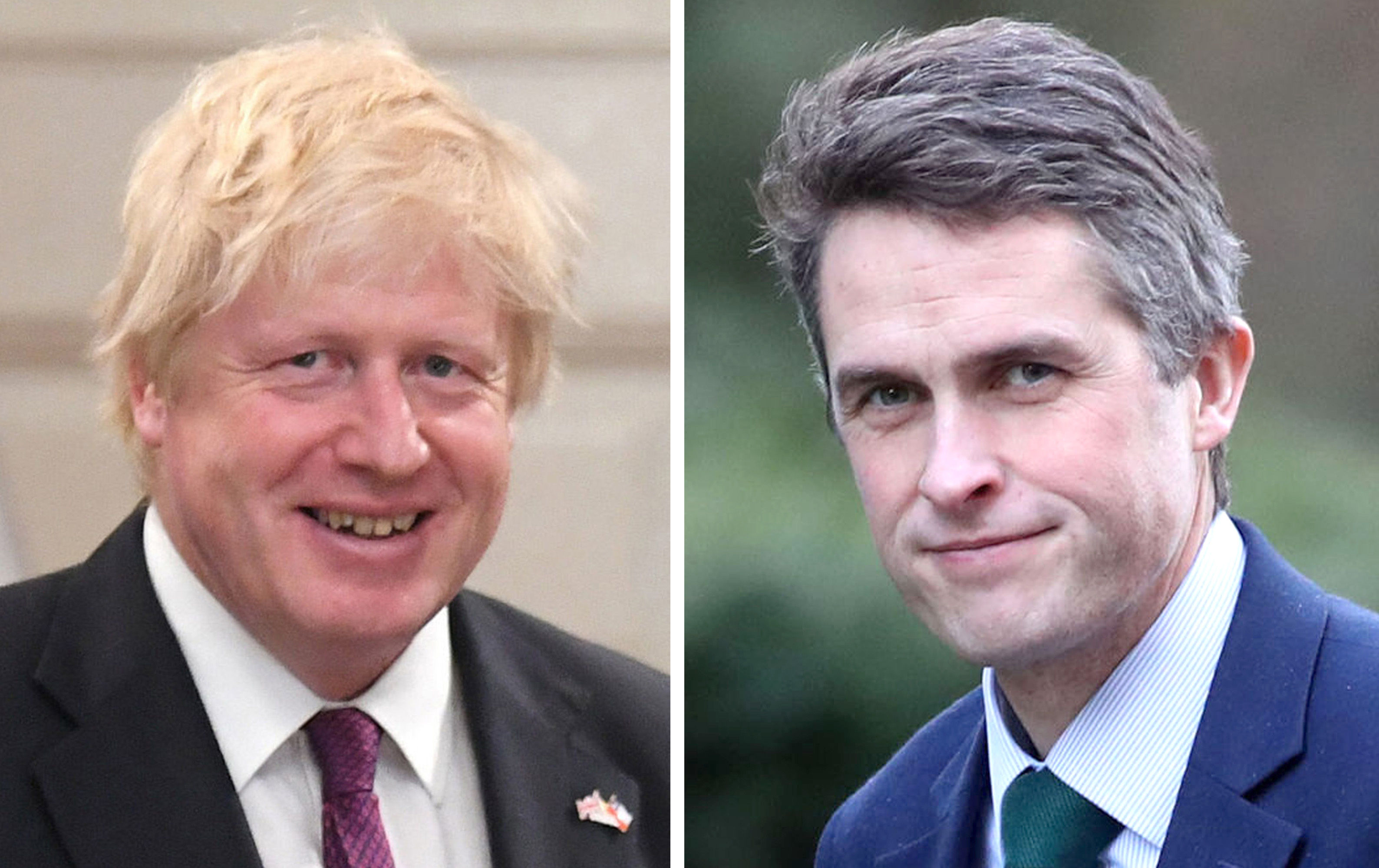 Boris Johnson Gavin Williamson PA