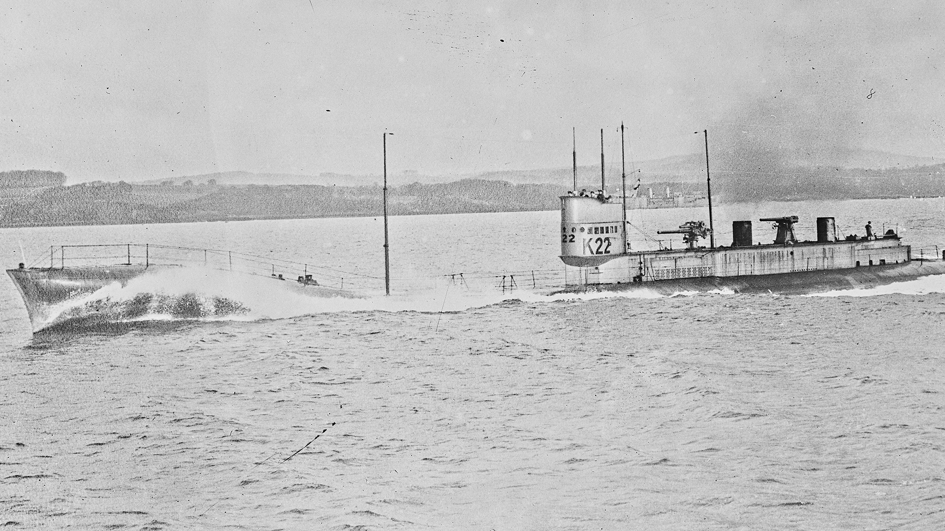 HMS K13 was raised and recommissioned as HMS K22 after the fatal accident in the Gareloch