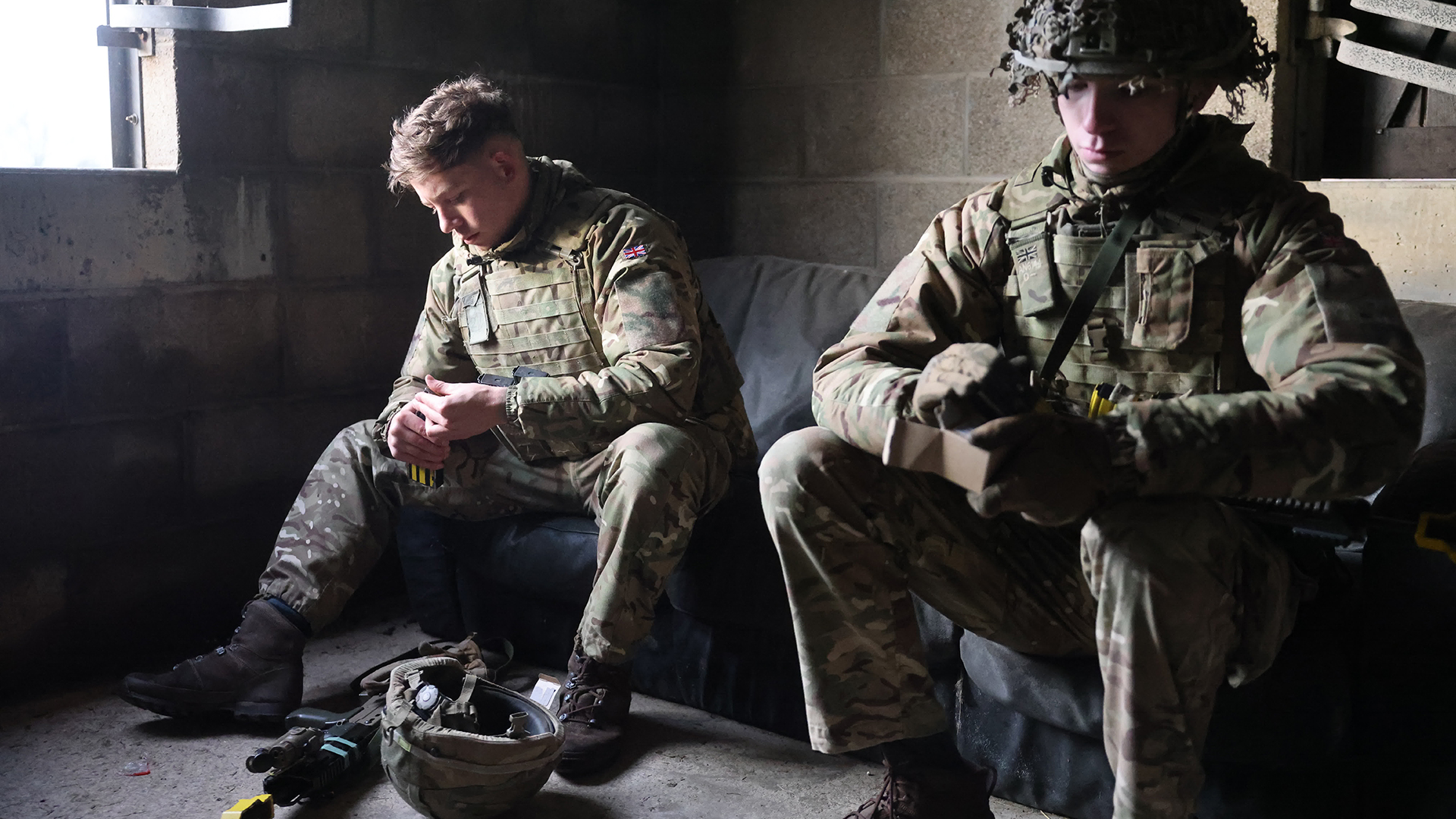 Today, those serving in 1 Lancs are taught about the history of their forebear units - the King's Own Royal Border Regiment, the King's Regiment and the Queen's Lancashire Regiment (Picture: BFBS)