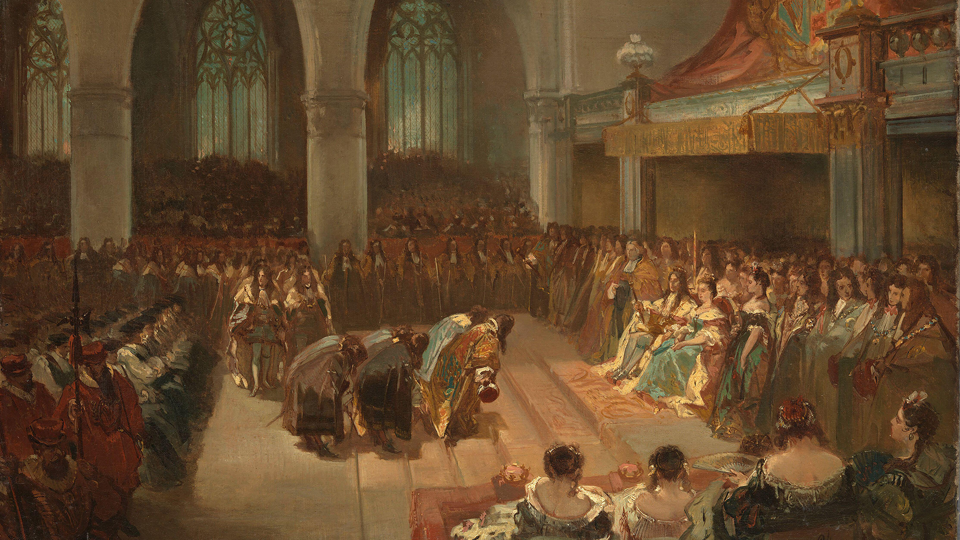 190526 The coronation of William III and Mary Stuart CREDIT ALAMY