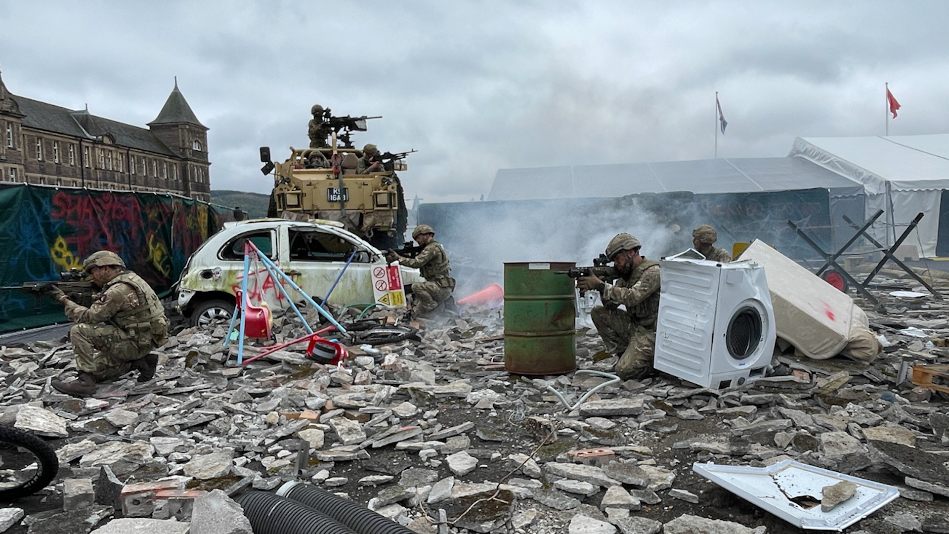 Soldiers Demo at army Expo 25