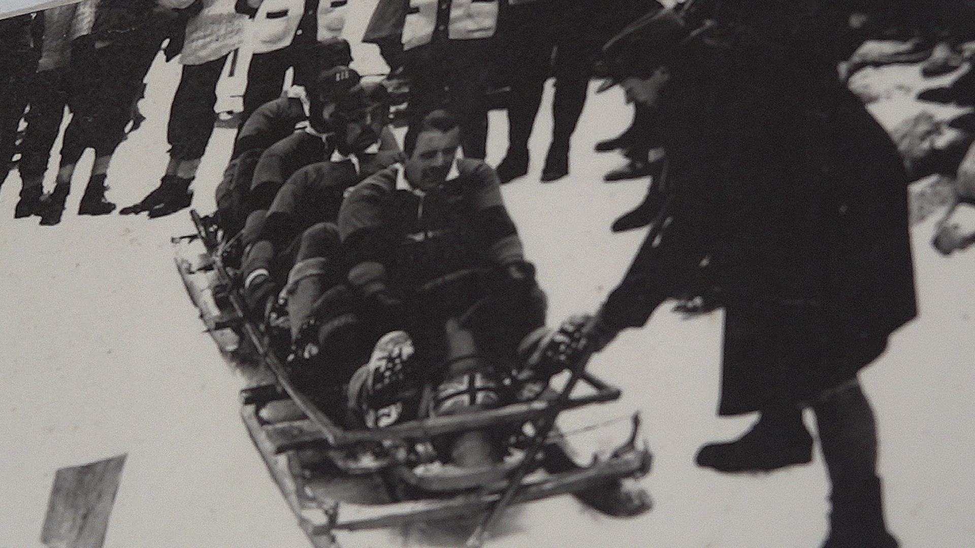 1924 British bobsleigh team placque at Lillehammer CREDIT BFBS DATE March 2026.jpg