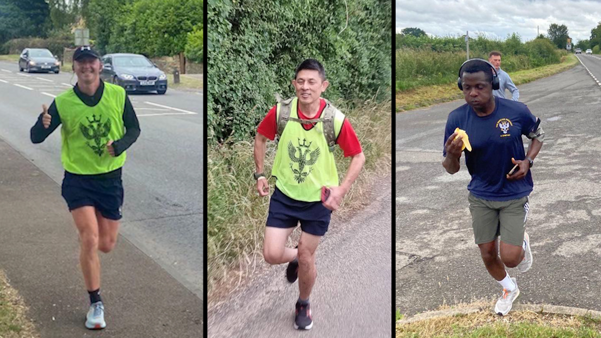 1MERCIAN running from Bulford to the Crich Memorial Tower for annual pilgrimage 01072023 CREDIT Mercian Regiment