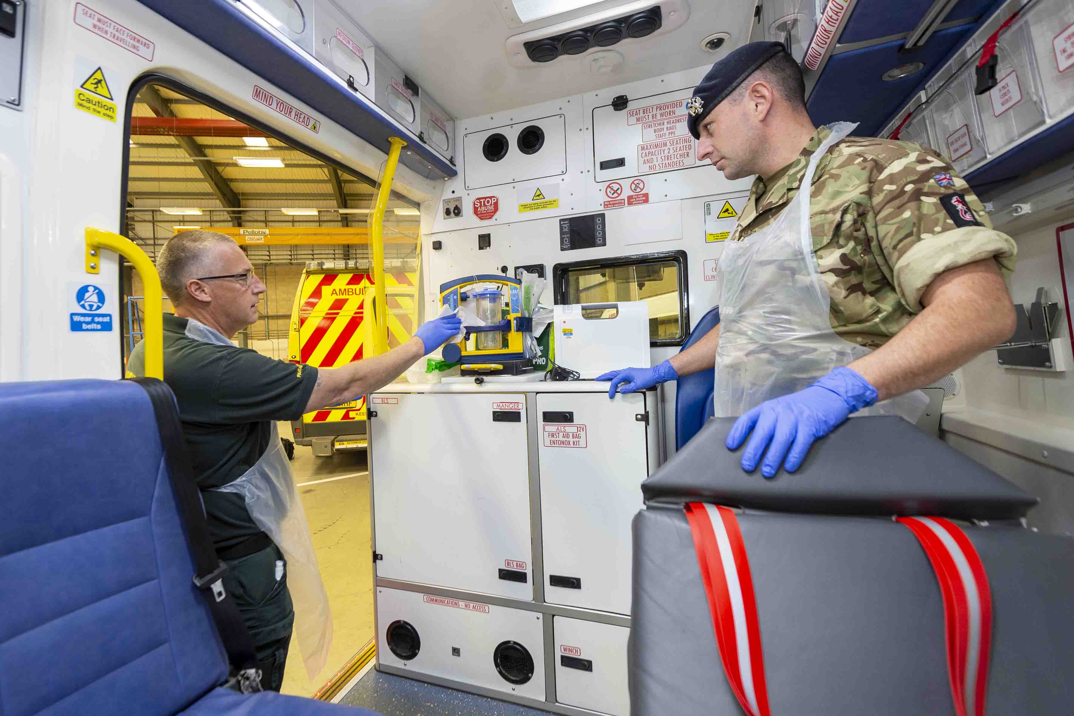 1st The Queen's Dragoons Guards join the fight against coronavirus