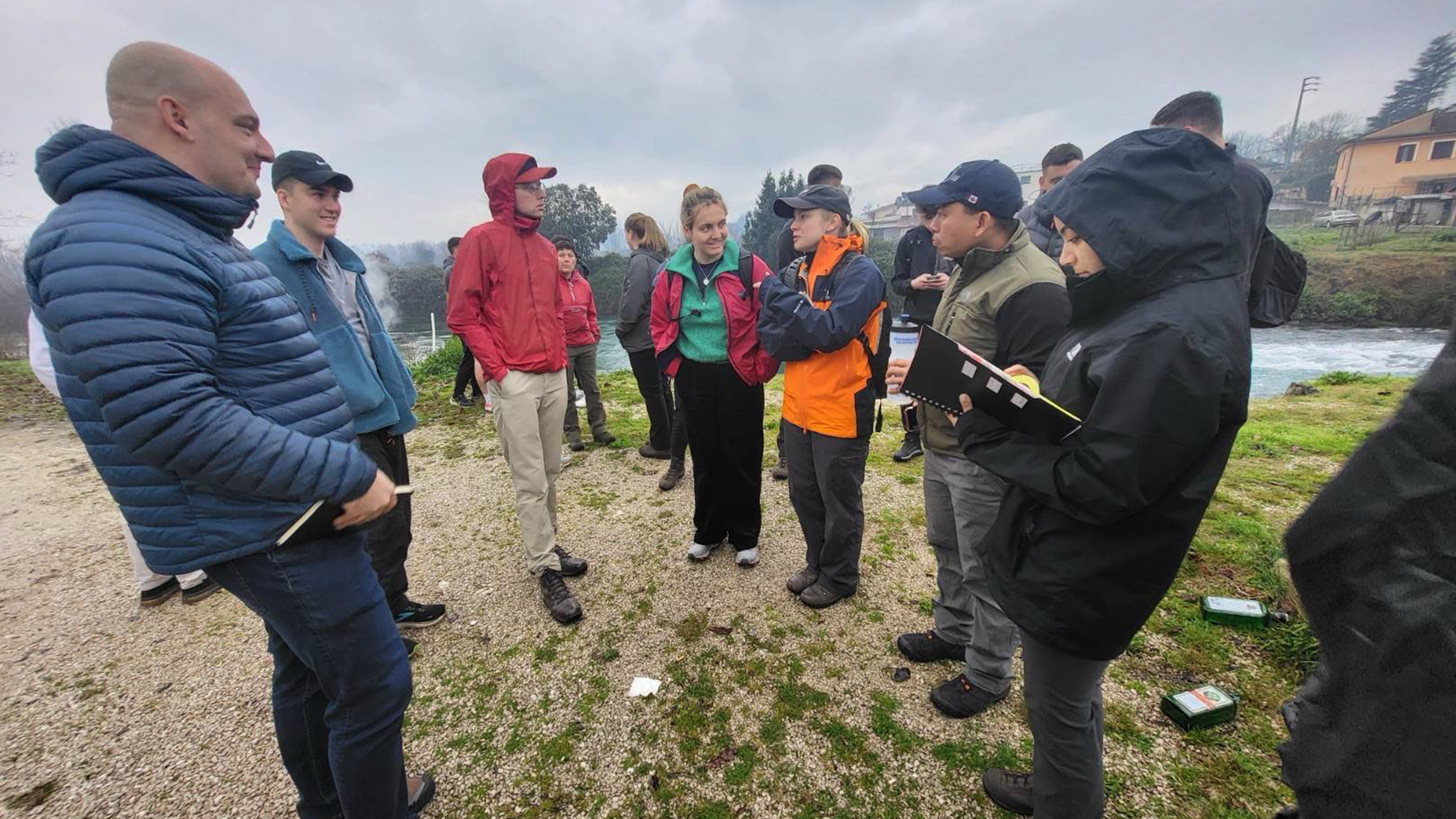 2 Sig Regt in Cassino, Italy studying the Battle for Cassino CREDIT ROYAL SIGNALS 190124