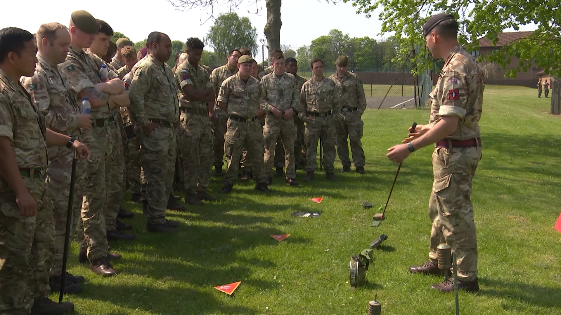 2 YORKS Afghanistan training.