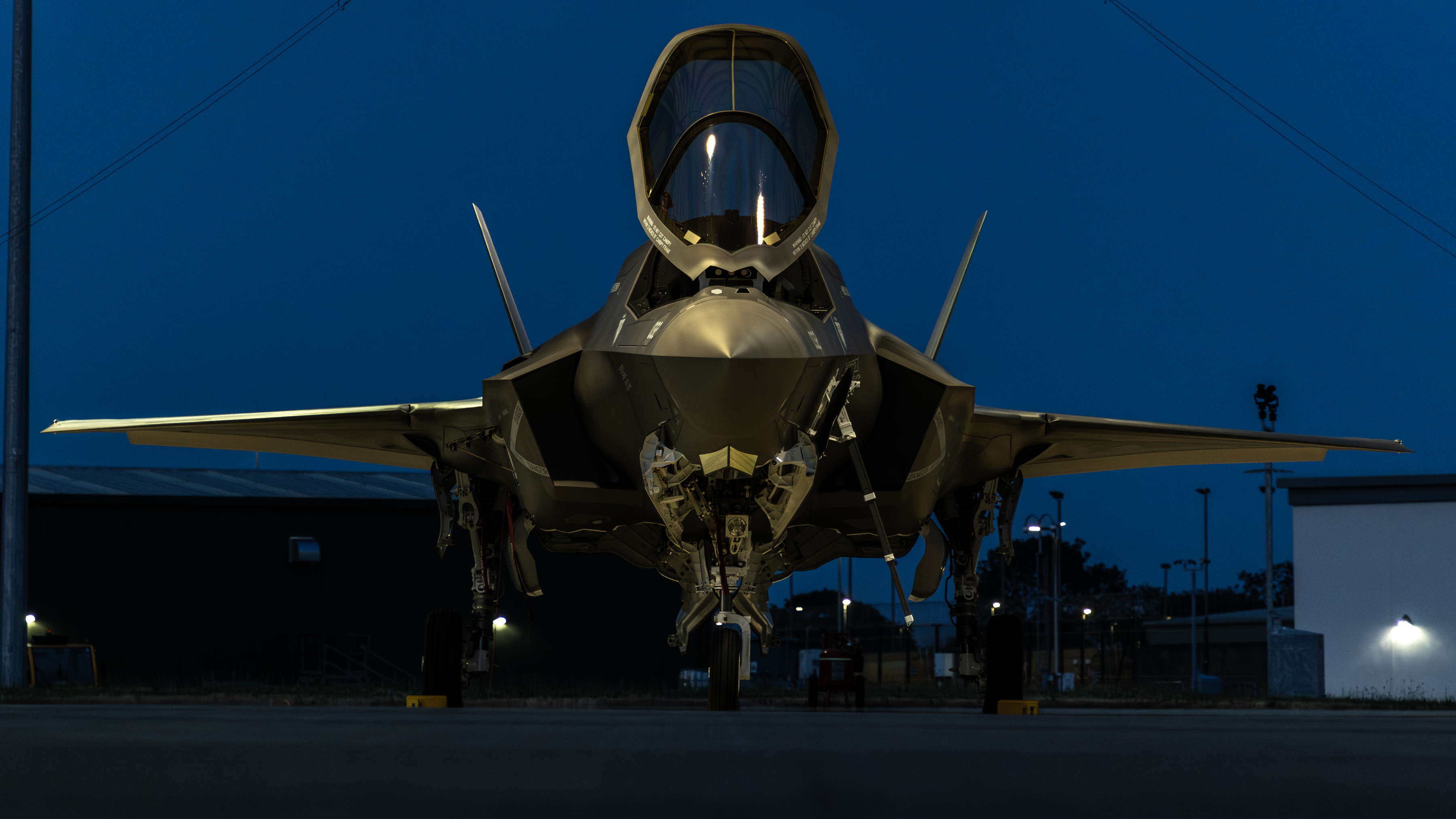 2 new Lightning F-35B stealth fighters arrived at RAF Marham 23062023 CREDIT RAF