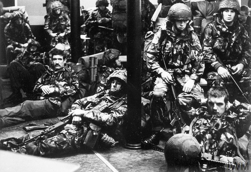 British forces recaptured the Falklands Islands from Argentina on 14 June 1982 (Picture: Imperial War Museum).