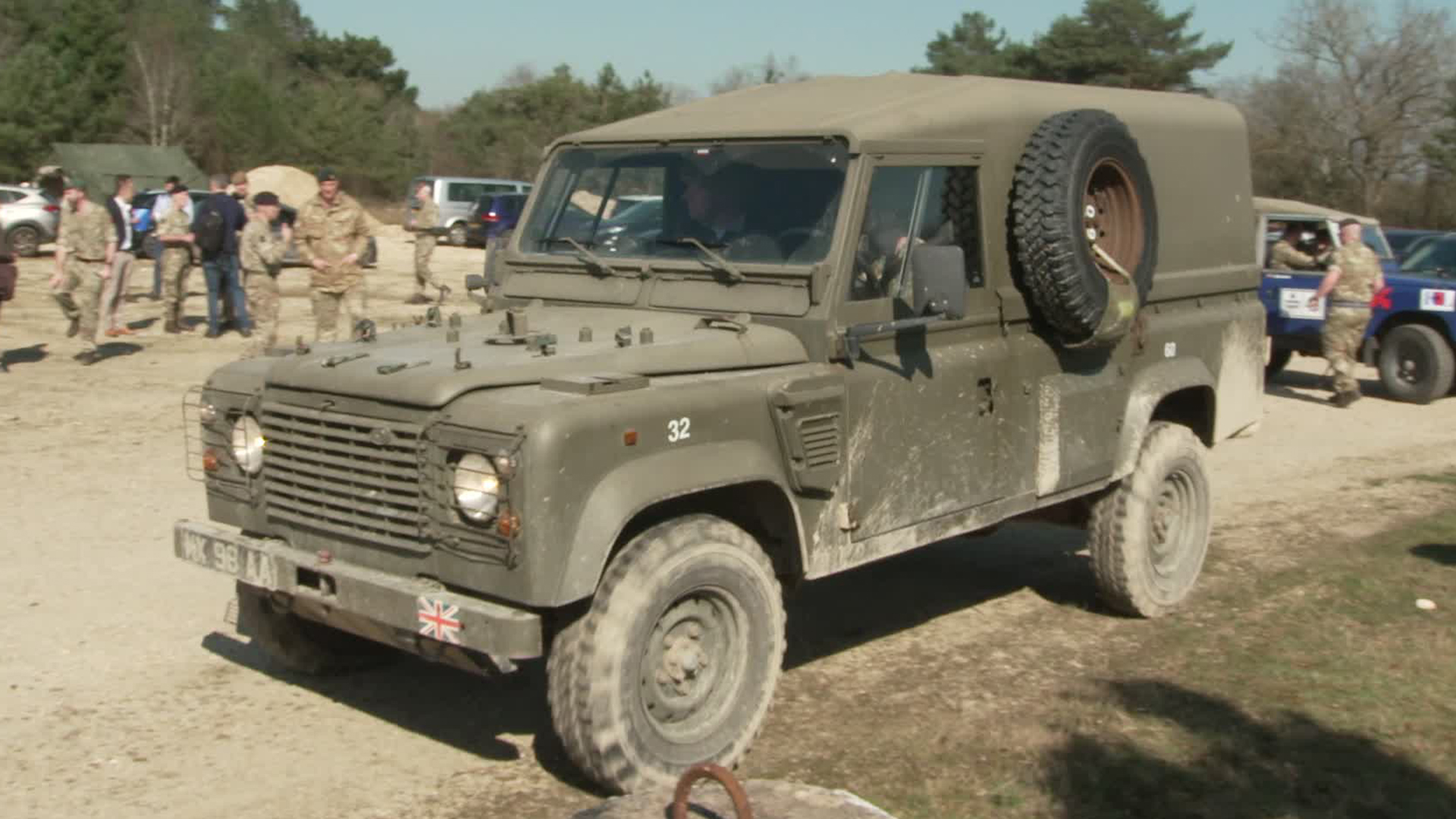 The Land Rover's decades of service were commemorated at an event at Bovington