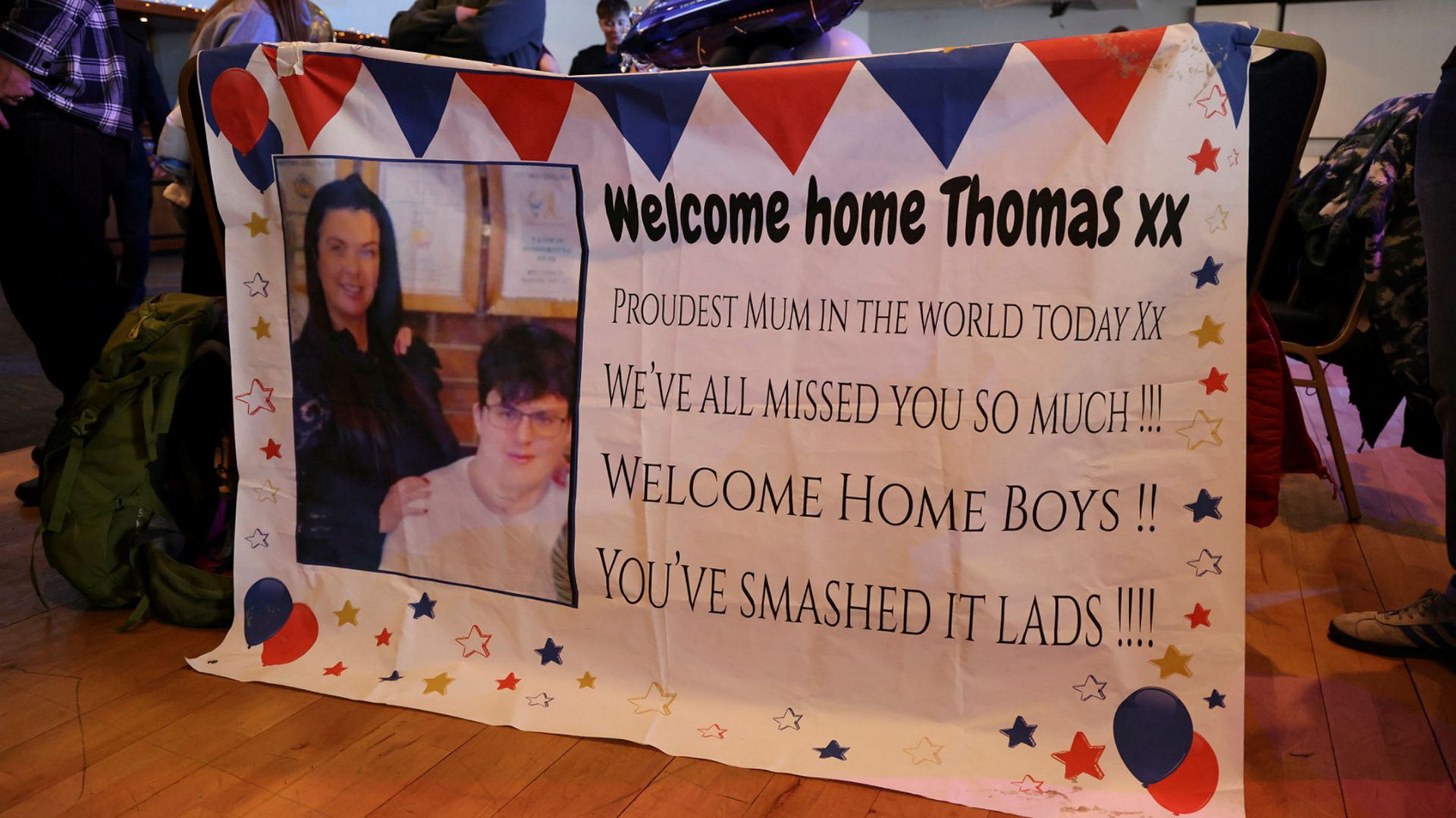 Friends and loved ones were there to greet the submariners as they returned from their record-breaking deployment