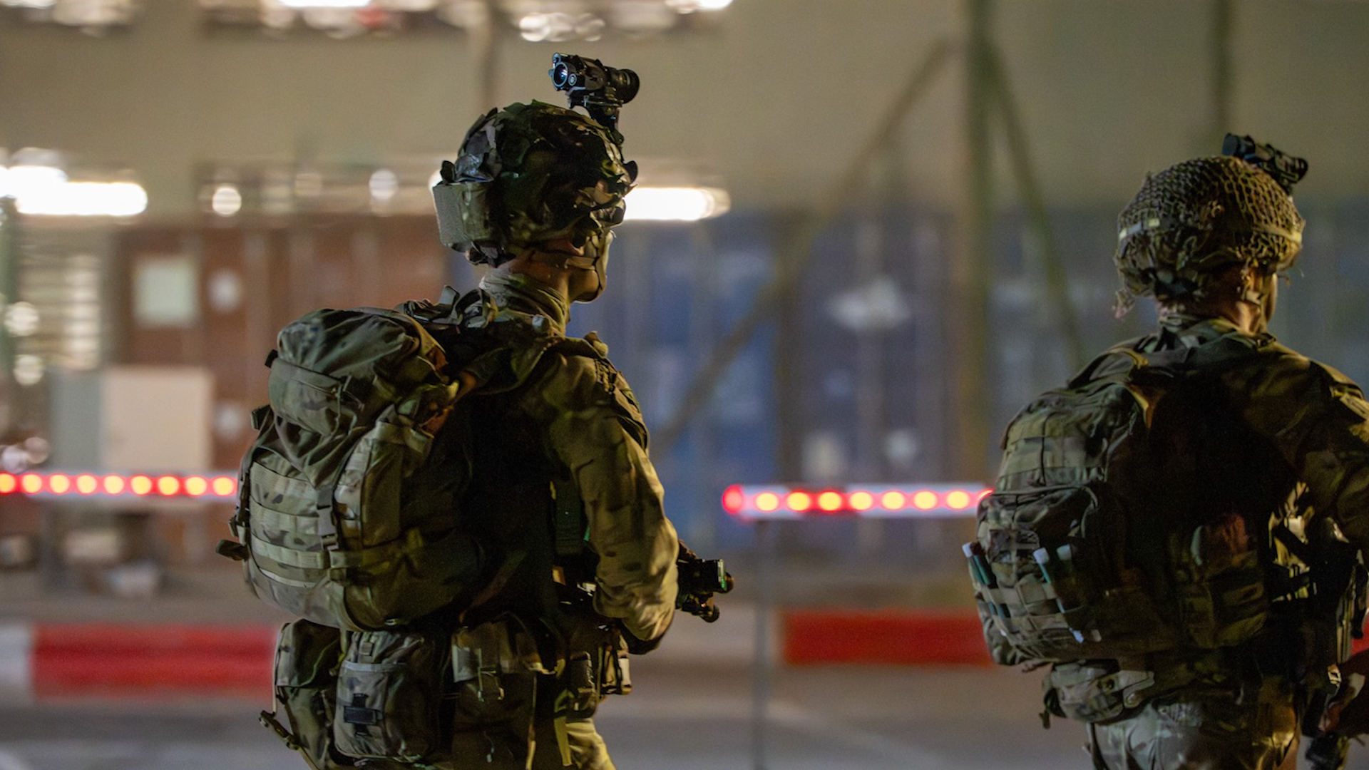 Members of the Royal Gibraltar Regiment on Exercise Rock Warrior