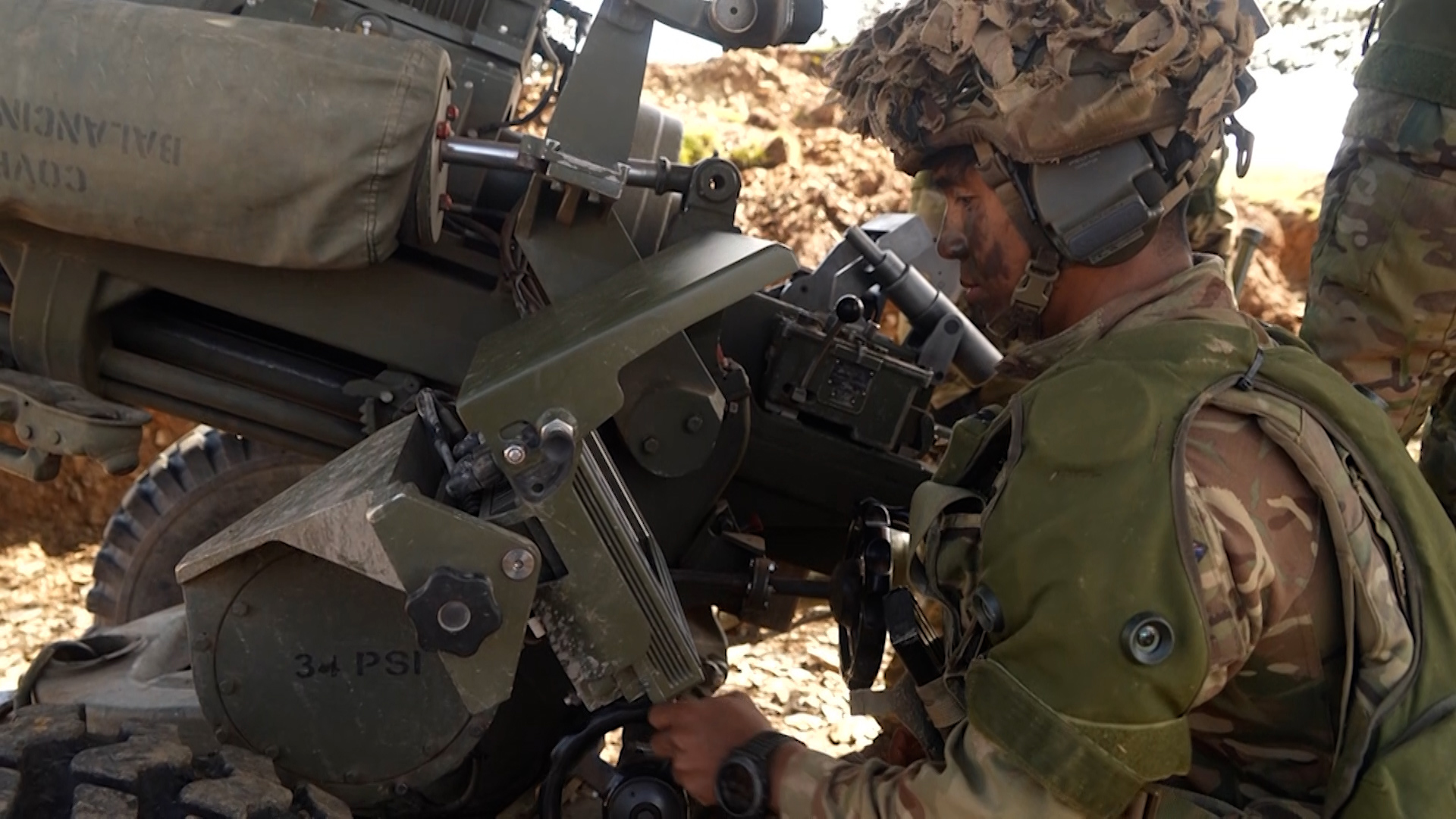 The battery trainers were impressed by the Gurkhas' desire to perfect their new role as gunners
