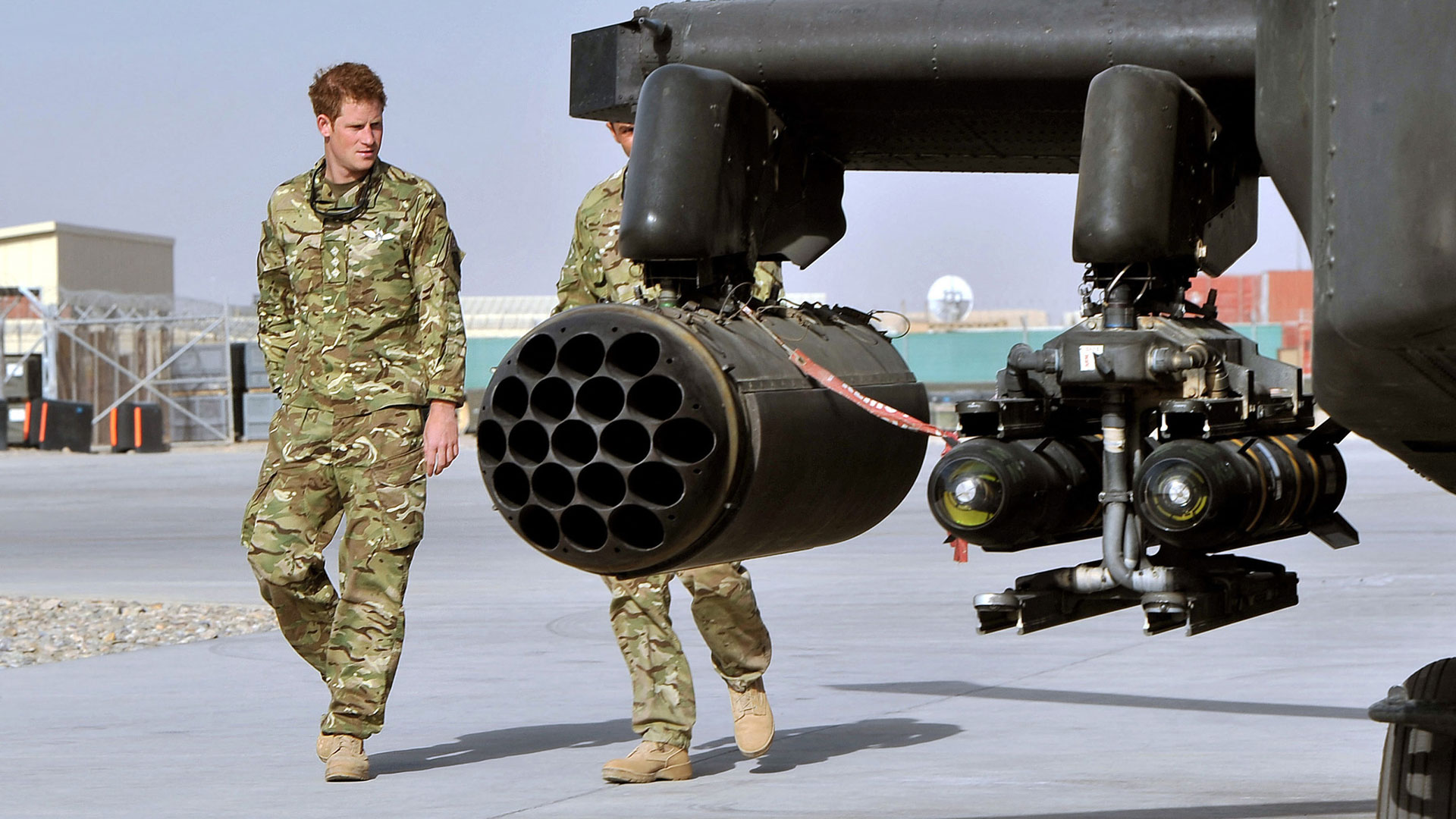 Prince Harry undertook two operational tours in Afghanistan and qualified as an Apache pilot (Picture: WENN/Alamy Stock Photo)