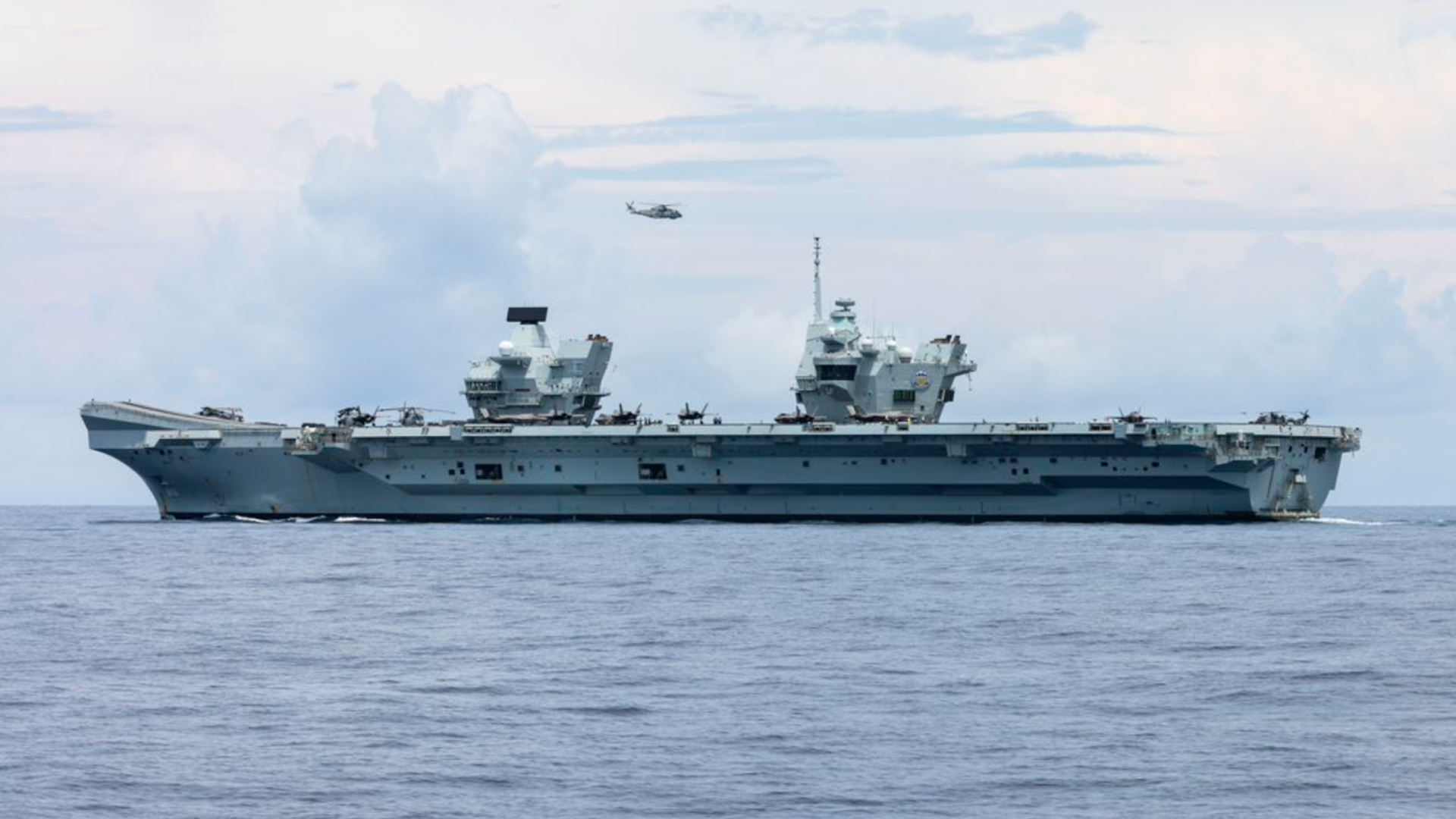 20092025 HMS Prince of Wales in South China Sea CREDIT ROYAL NAVY