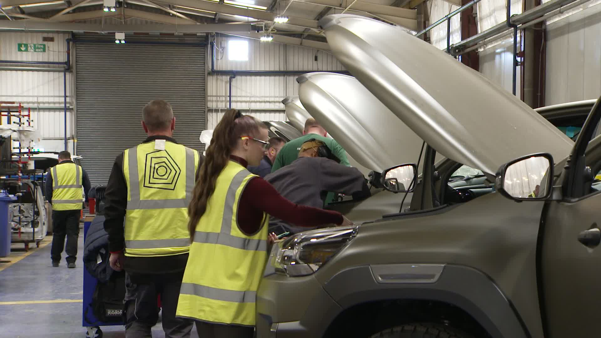 Babcock takes the basic Land Cruiser from Japan and upgrades it to military specification at its plant in the West Midlands (Picture: BFBS)