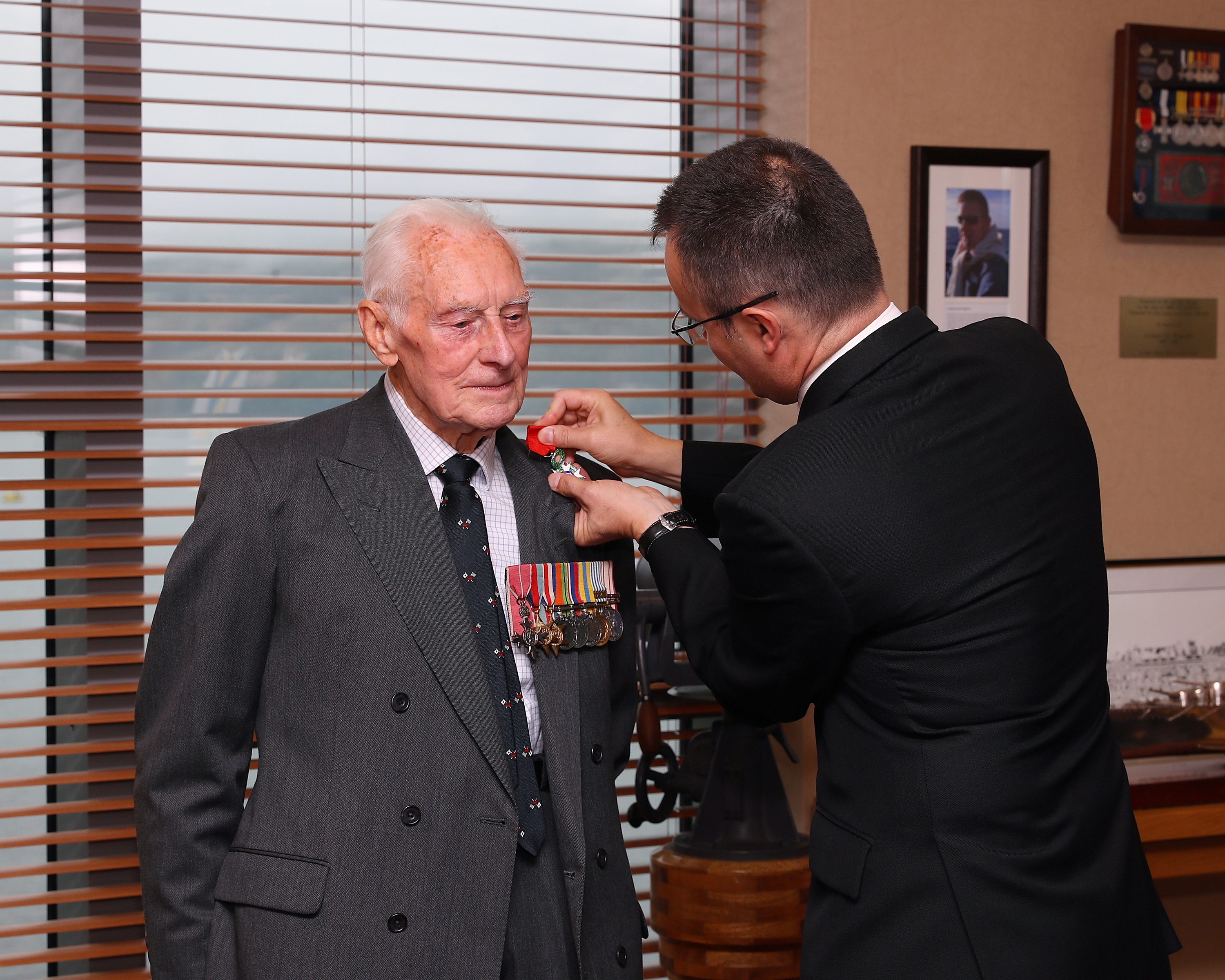 Harry Johnson awarded Picture: Royal Navy