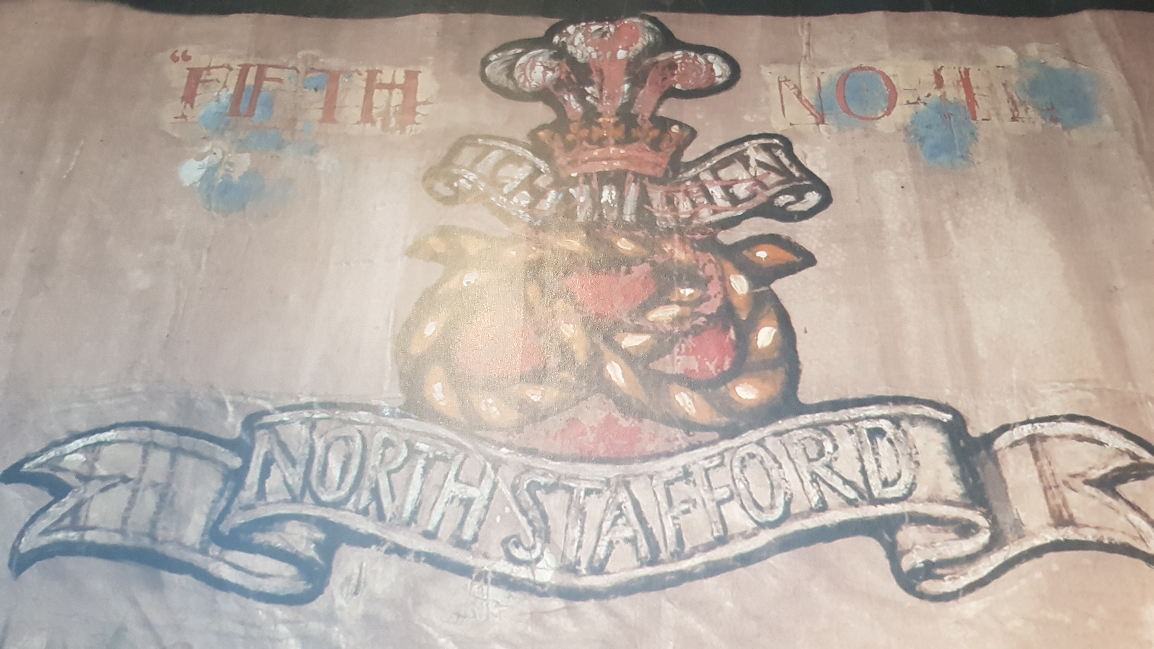 North Staffordshire 5th Battalion Memorial Canvas