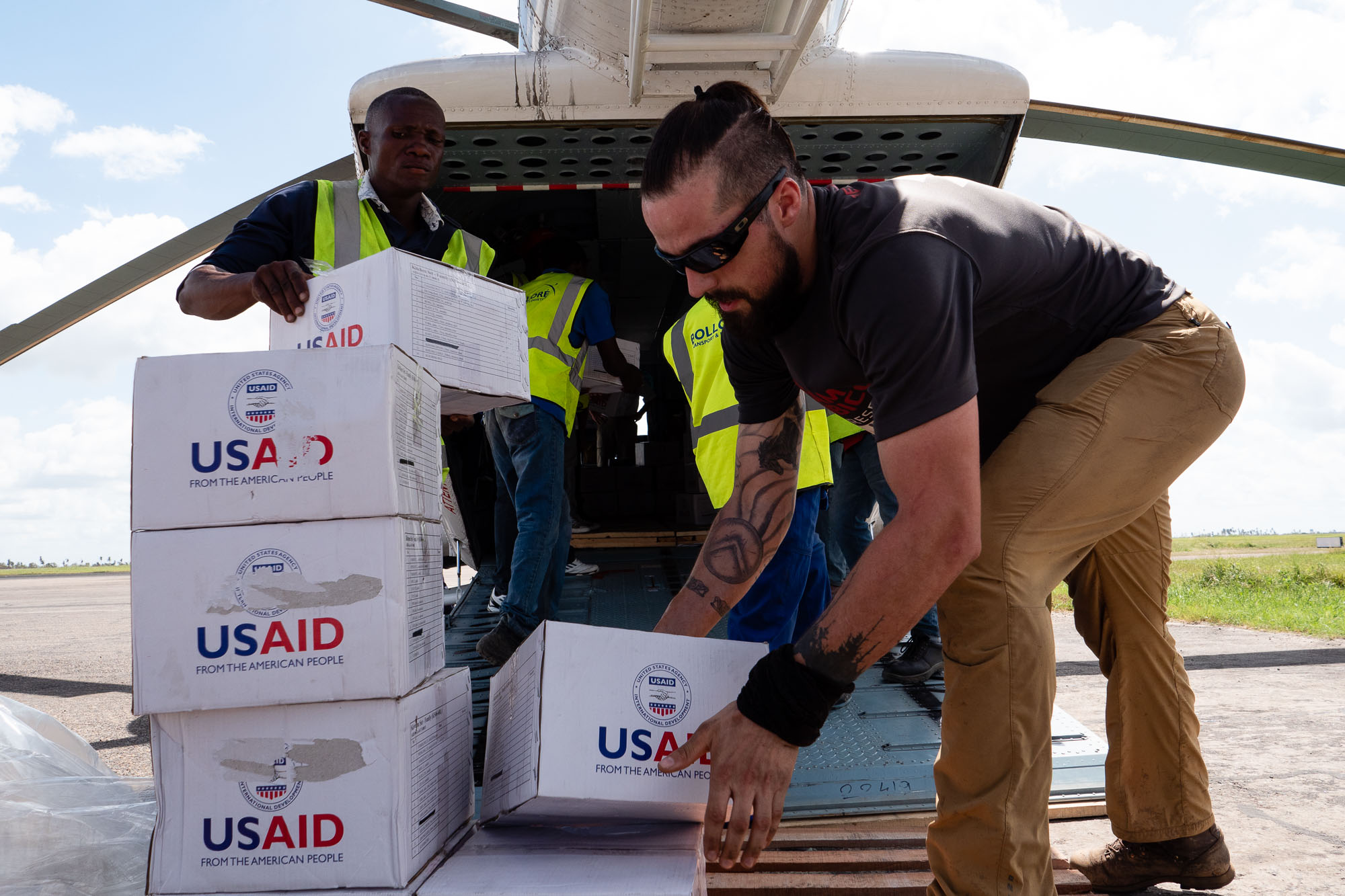 Team Rubicon UK deploys to Buzi district of Mozambique. Credit: Team Rubicon UK