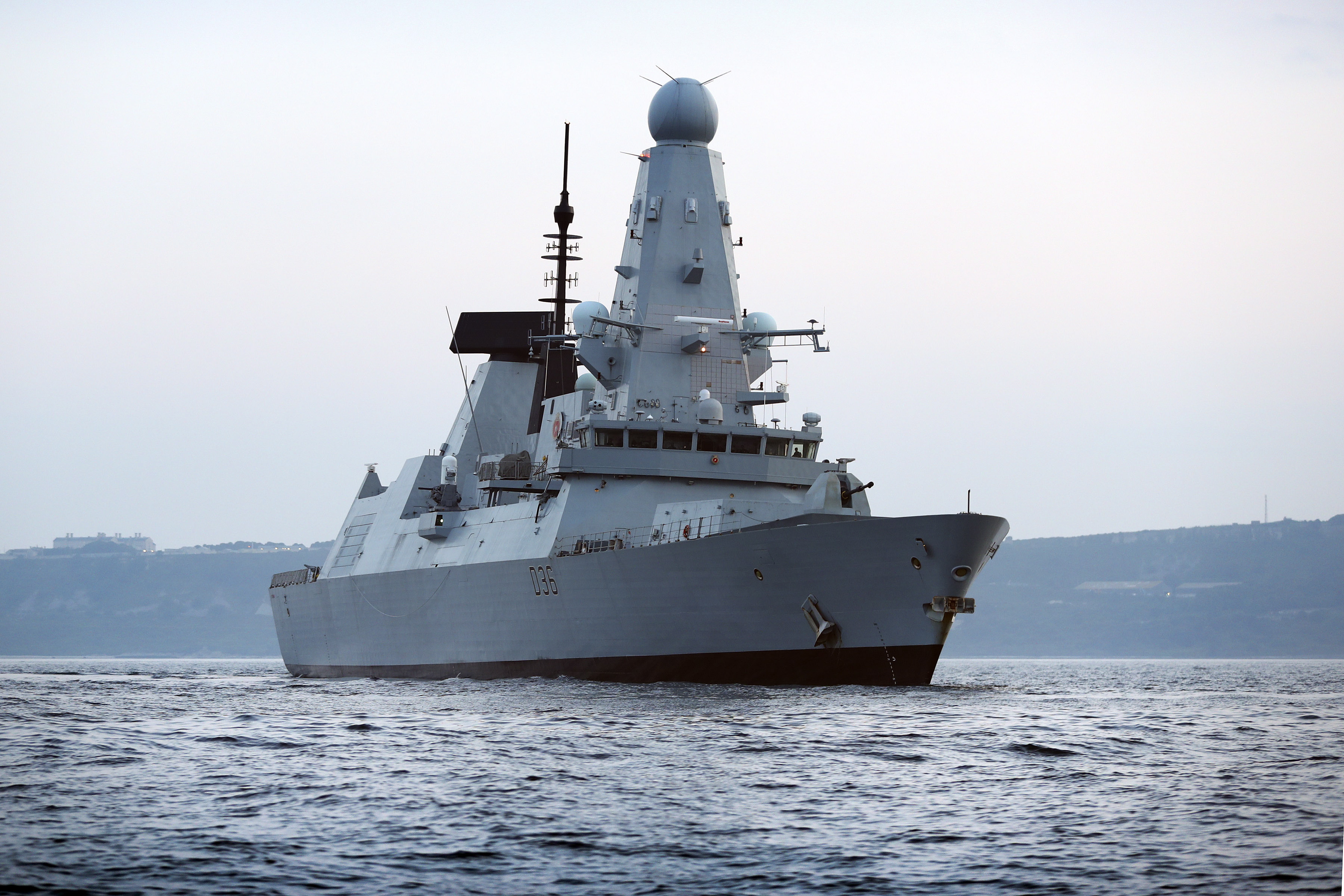 HMS Defender is one of two Royal Navy ships on the exercise (Picture: MOD).