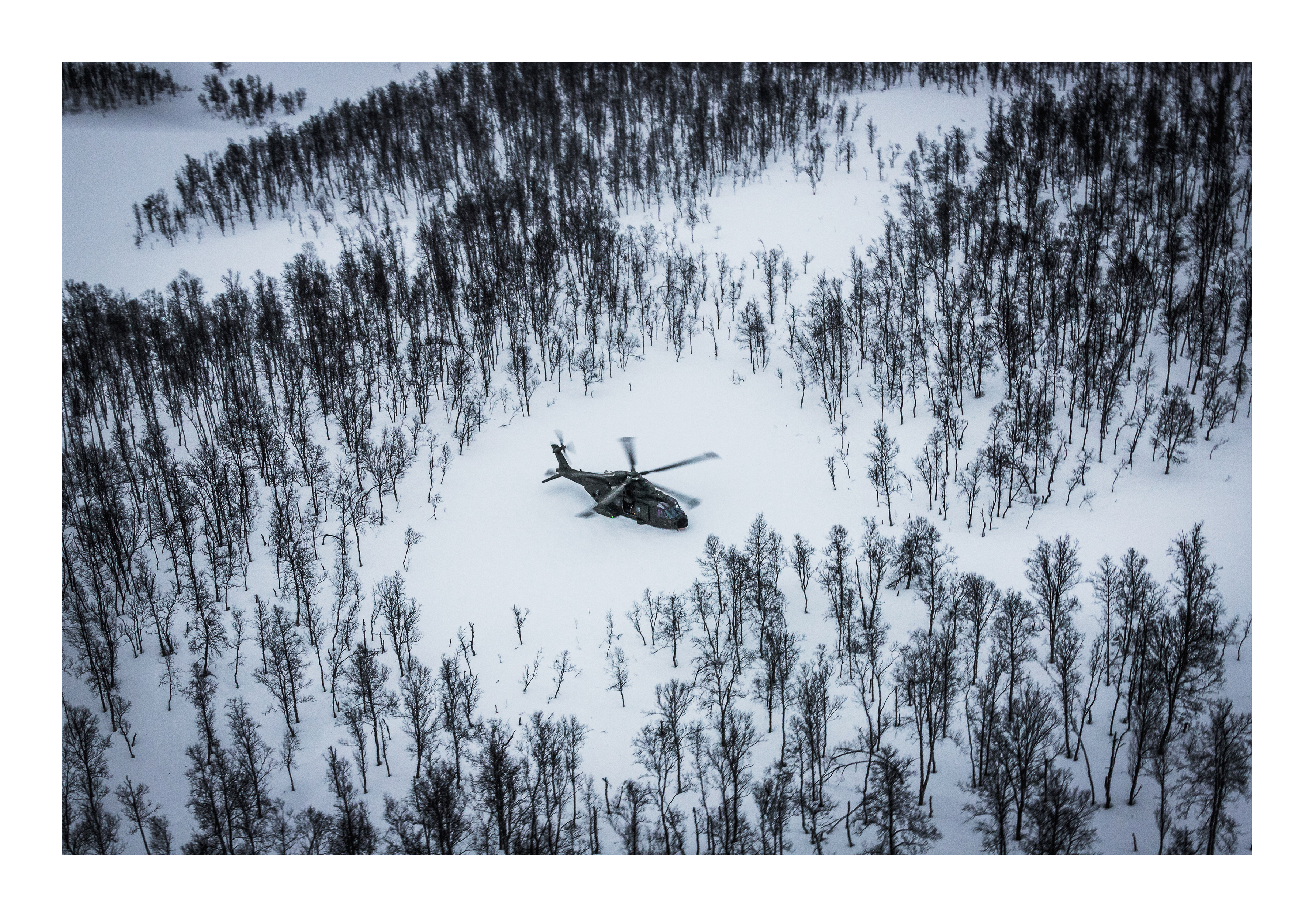 Some of the photos picture the work done by the Royal Navy in the Arctic (Picture: Royal Navy).