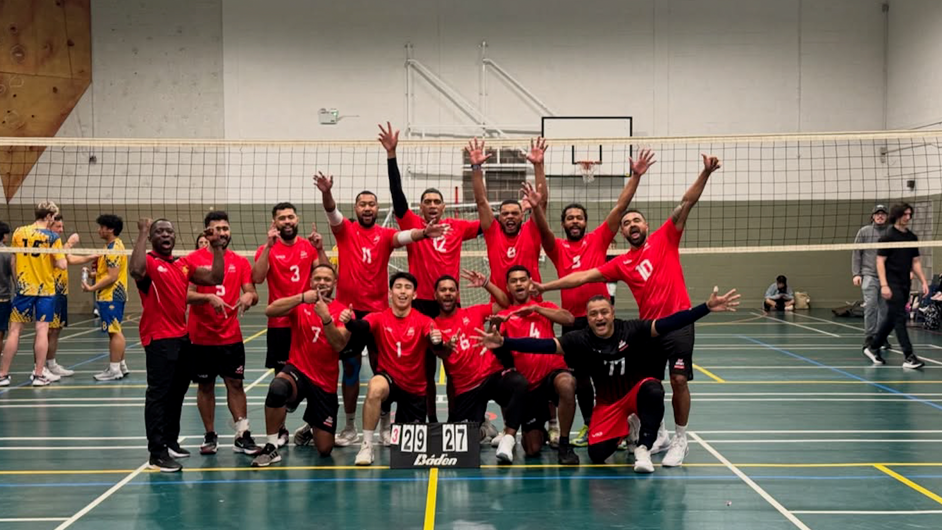 15022026 Army volleyball celebrate win v Liverpool Credit British Army volleyball