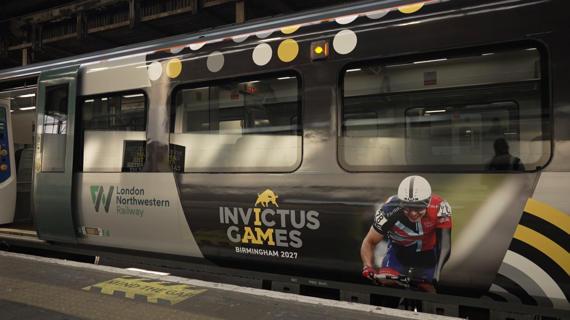 For the next year, The Spirit of Invictus will be running its daily journey as normal and promoting the games with every mile covered (Picture: BFBS)