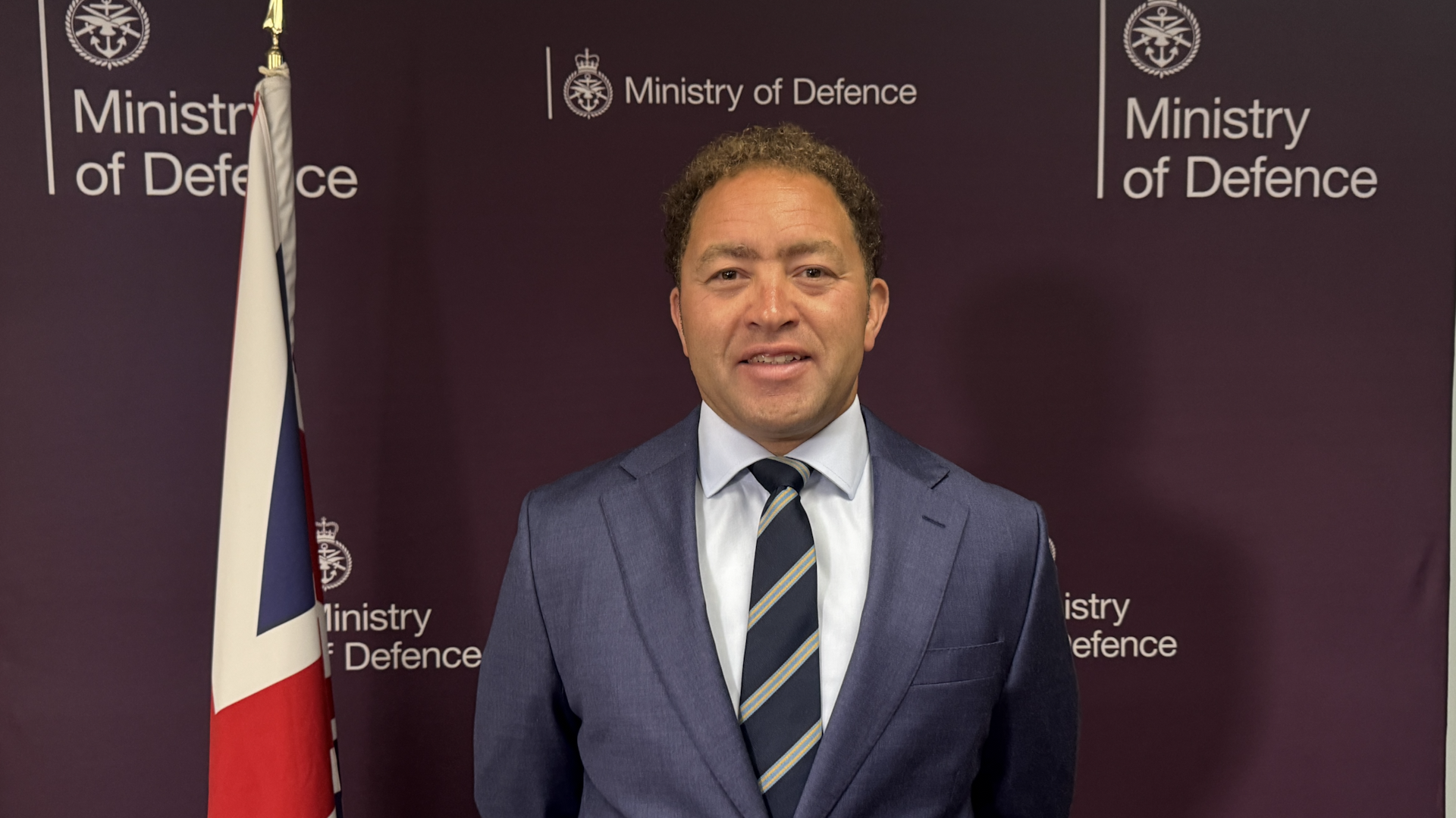 Calvin Bailey, the Minister for Veterans and People, said we shouldn't confuse grievance with criminality (Picture: BFBS)