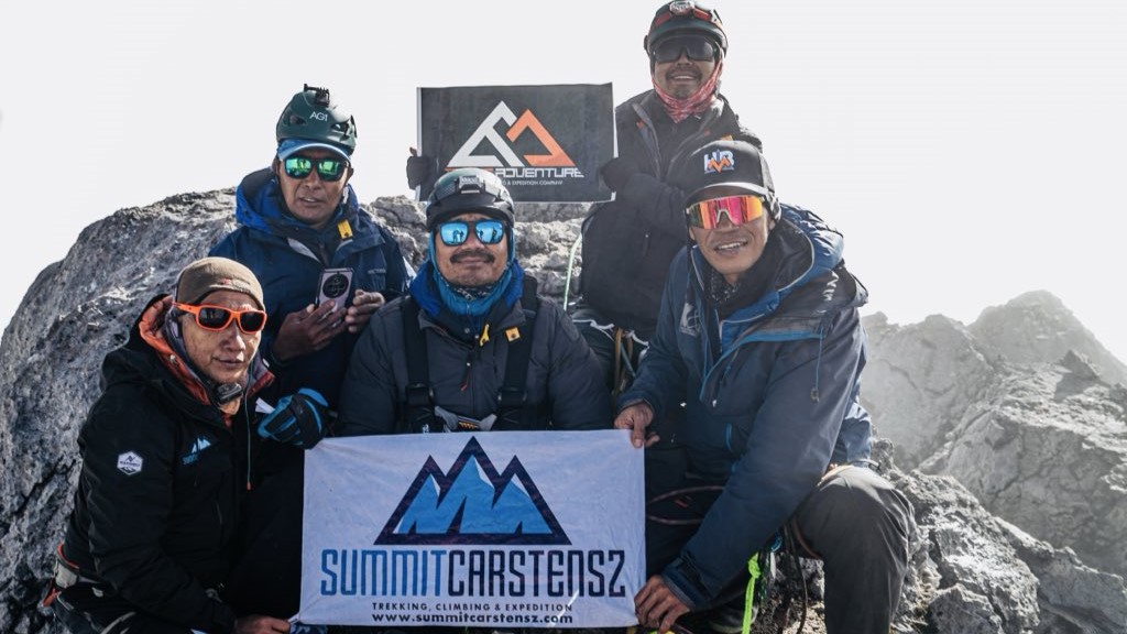 Hari Budha Magar summits Carstensz Pyramid
