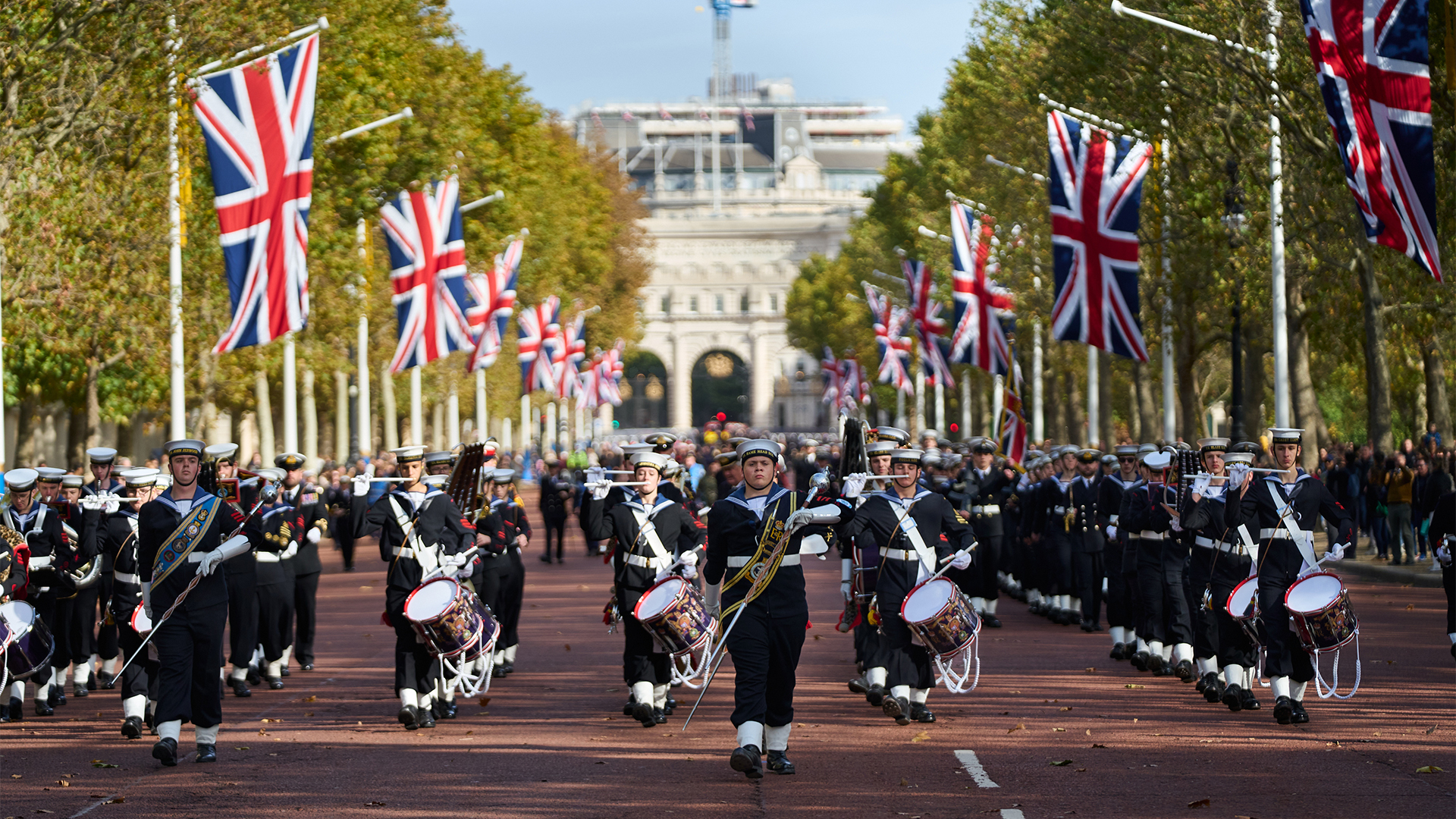 It takes plenty of confidence to take part in a high-profile parade that's in the public eye - but these cadets had plenty of that (Picture: Sea Cadets)