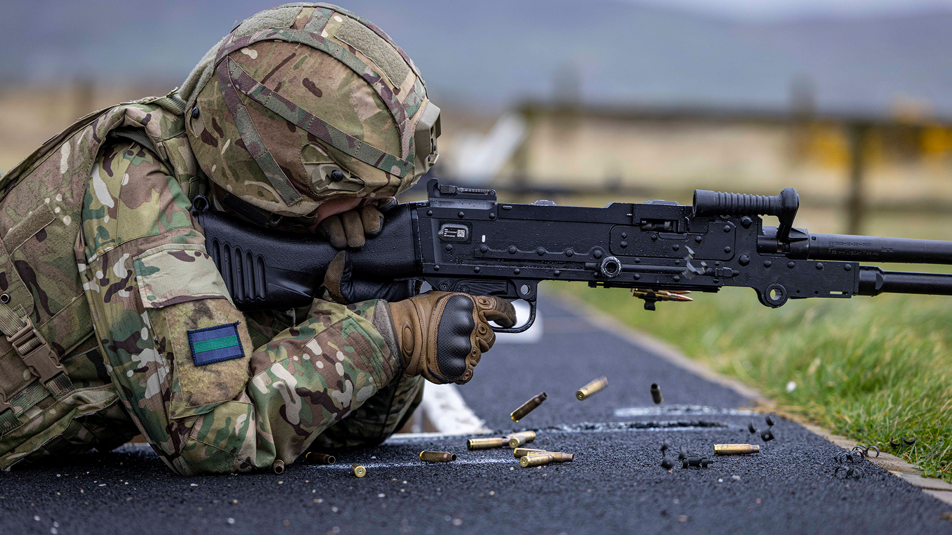 The 7.62x51mm GPMG provides much of the section's firepower, typically being operated by a member of Delta fire team